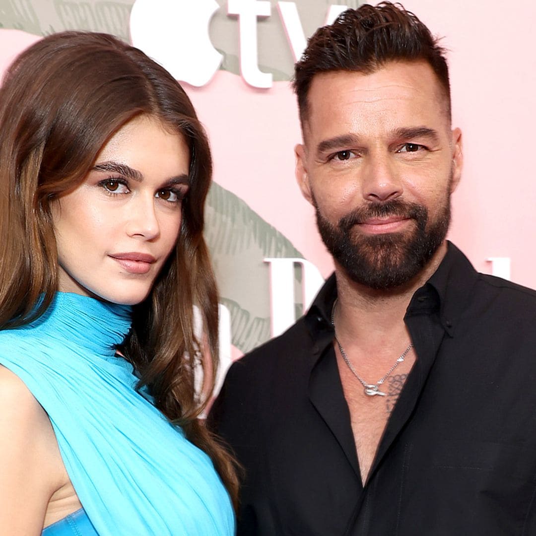 Kaia Geber recibe el apoyo de toda su familia en el estreno de su esperado trabajo junto a Ricky Martin