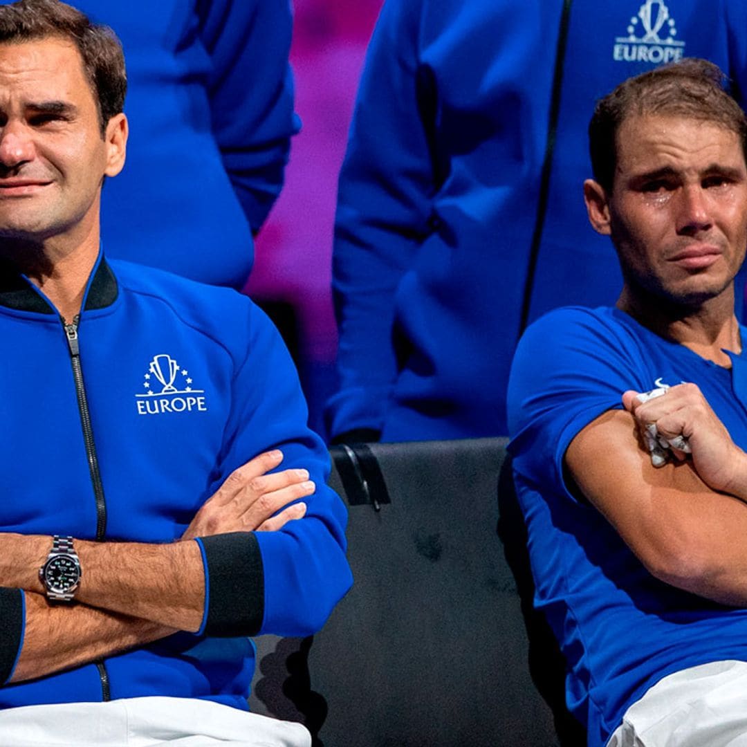 Las lágrimas de Rafa Nadal en la emocionante despedida de Federer que están dando la vuelta al mundo