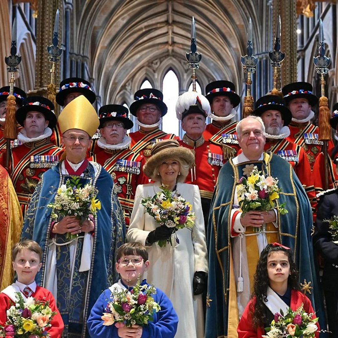 La reina Camilla preside la misa del Jueves Santo marcada por un solidario y esperanzador mensaje de Carlos III