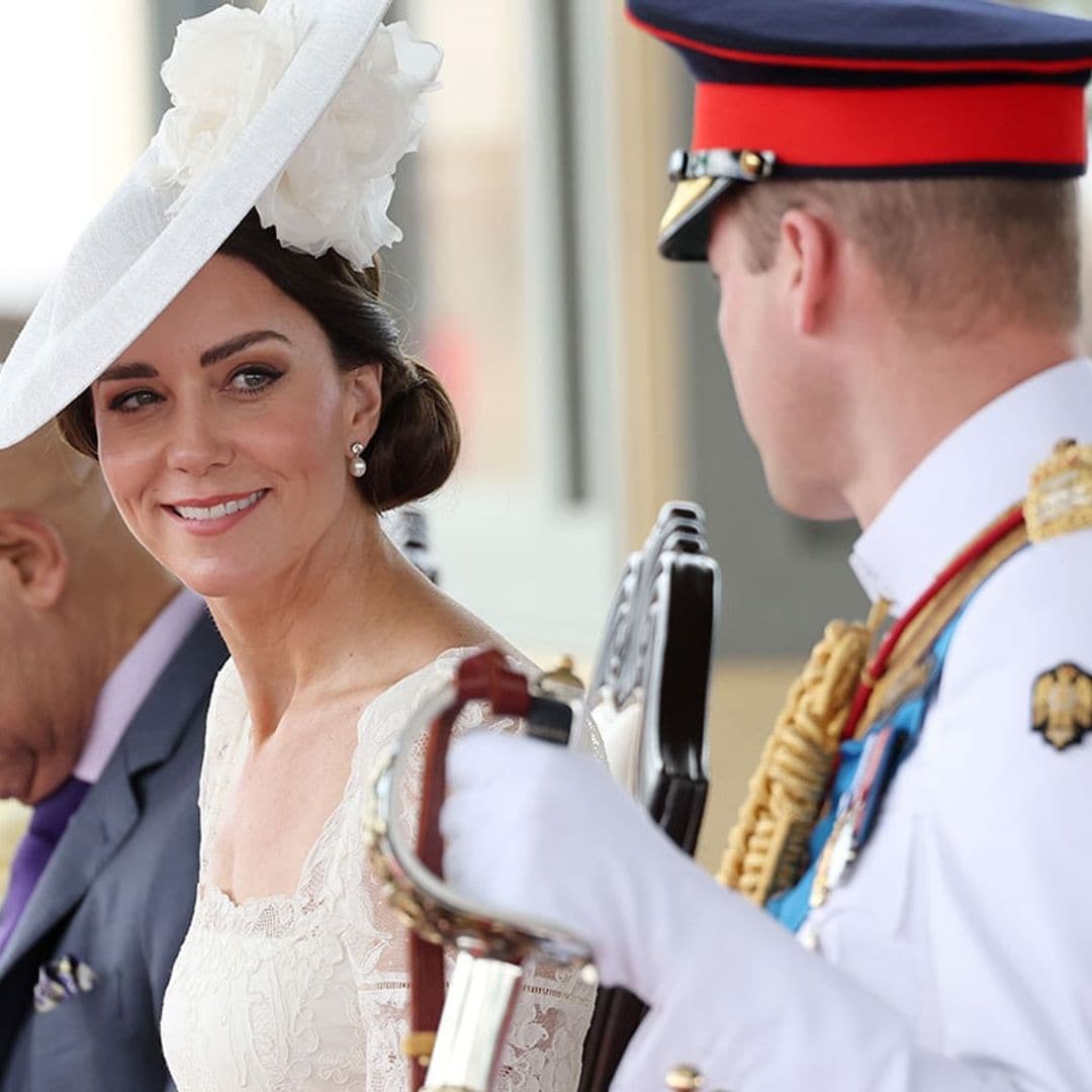 Con todo y un homenaje a la Reina con su look, Kate se despide de Jamaica