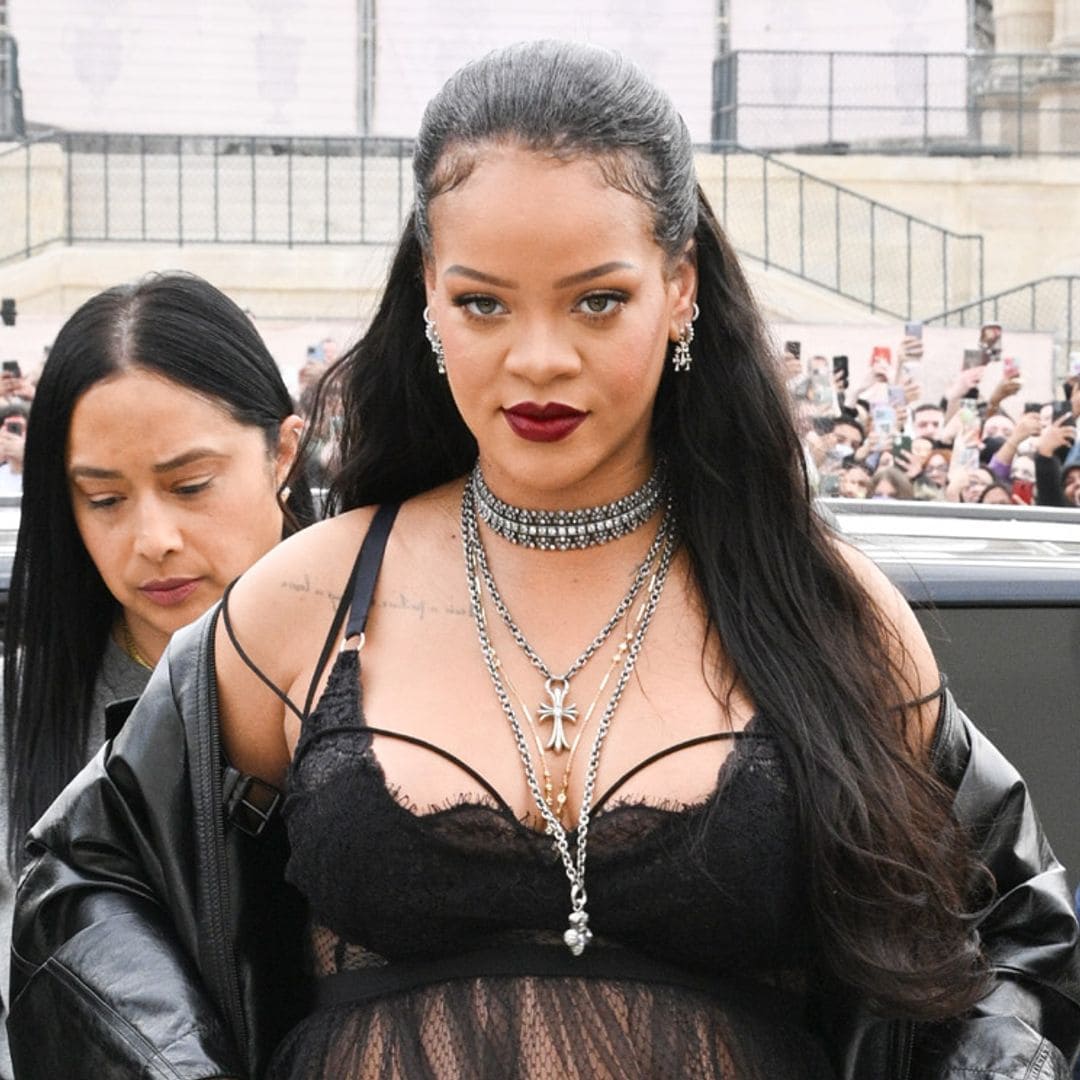 Rihanna, la embarazada más atrevida en el desfile de Dior