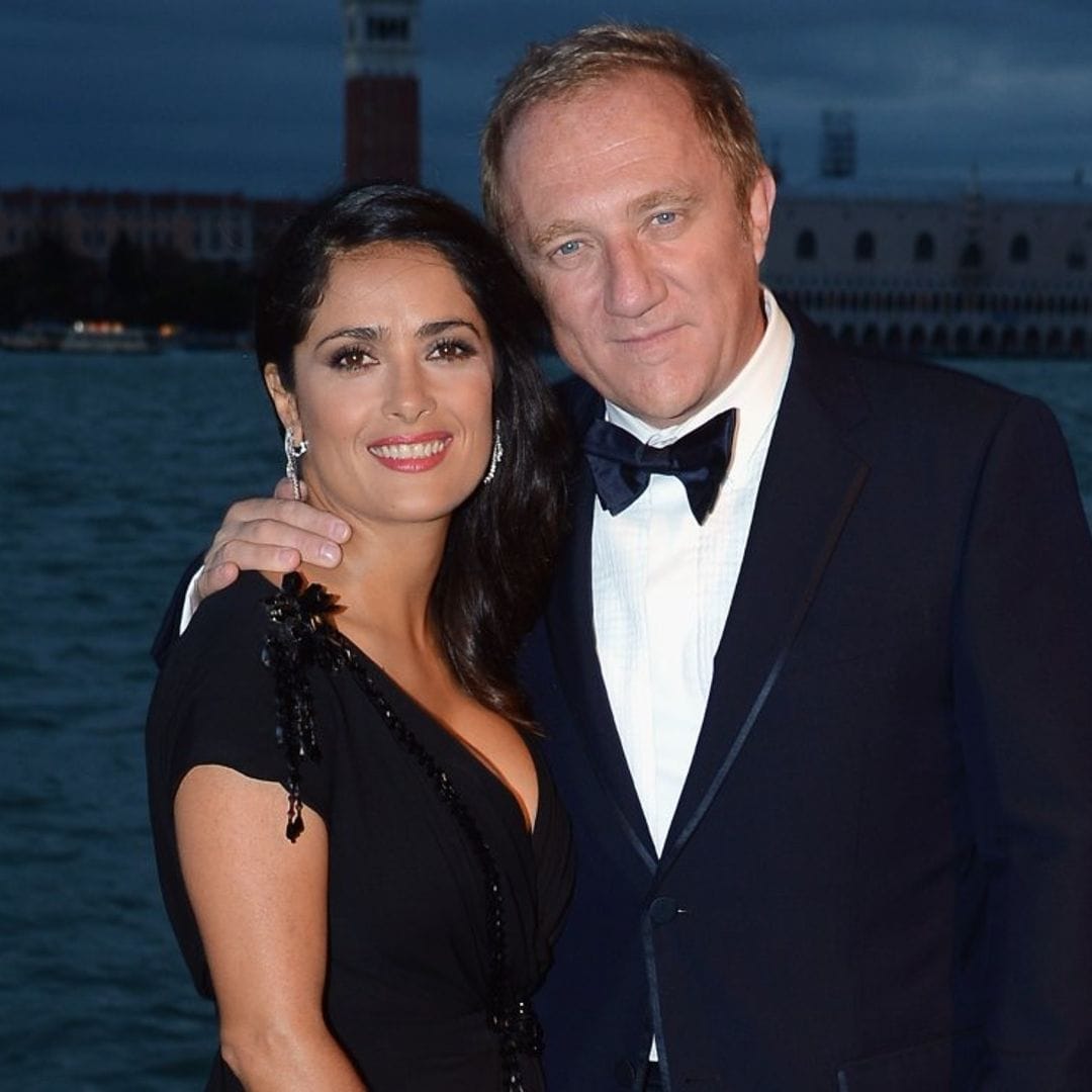 Salma Hayek revela que tenía miedo de casarse con François-Henri Pinault