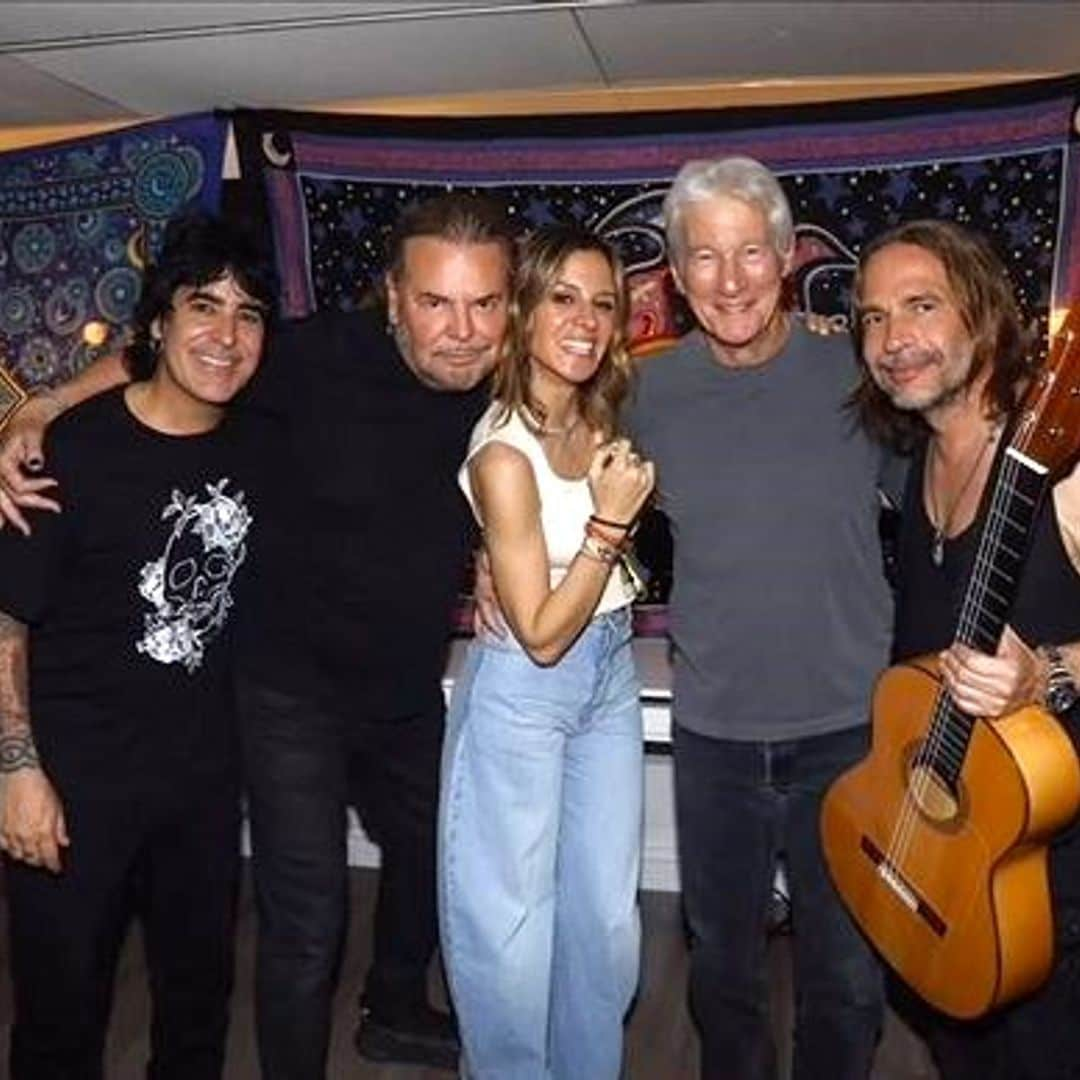 Richard y Alejandra Gere, como dos fans más en el concierto que Maná ha dado en Madrid