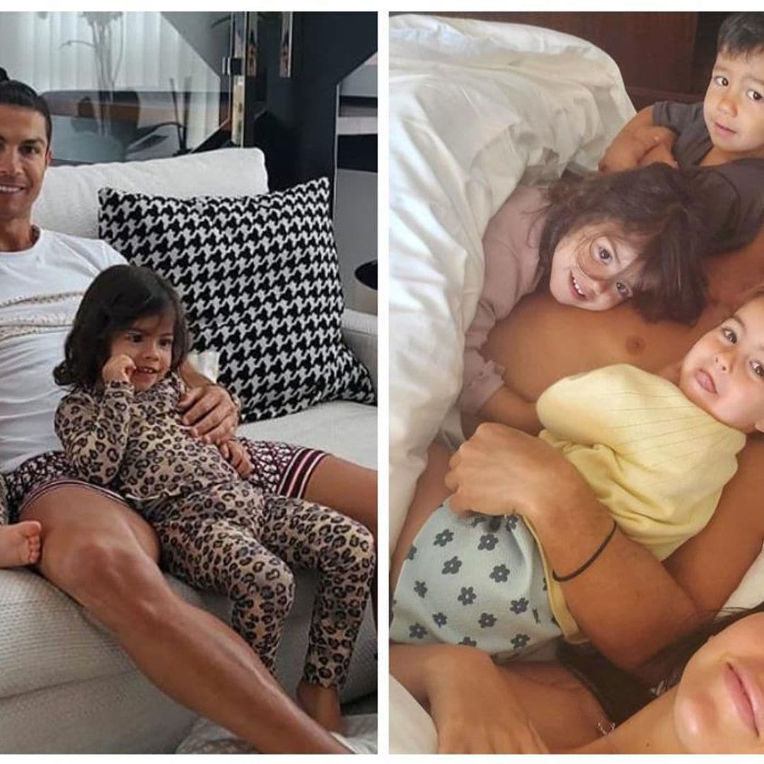 Las veces que Cristiano Ronaldo nos ha derretido de amor con sus hijos, ¡muy tiernos!