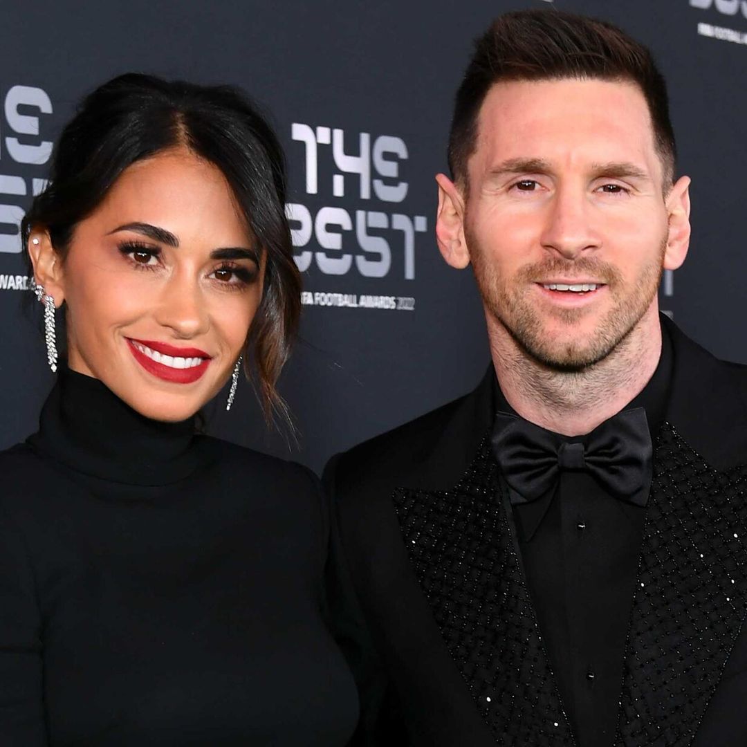 Guapísima, Antonela Roccuzzo acompaña a Messi a recibir un importante premio