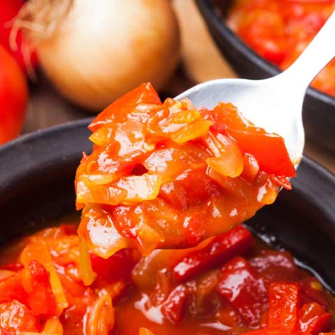 Salsa de tomate y pimiento