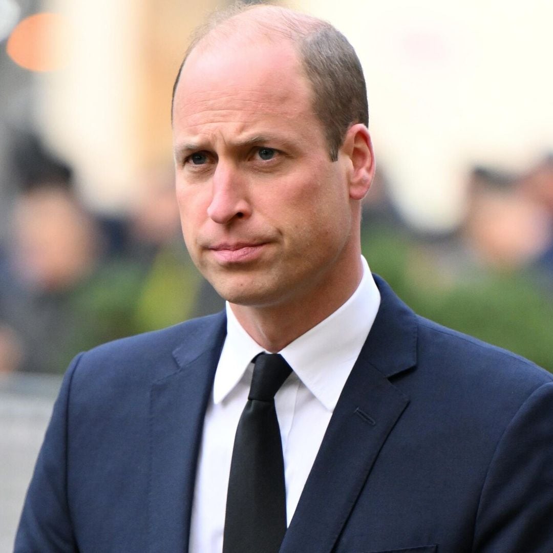 El príncipe William asistió en solitario a un funeral privado en Londres