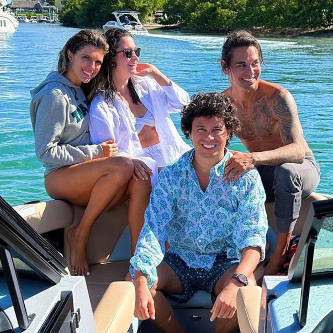 Los divertidos días de Julio Iglesias Jr. y su chica junto a Álvaro Castillejo y su mujer en Miami