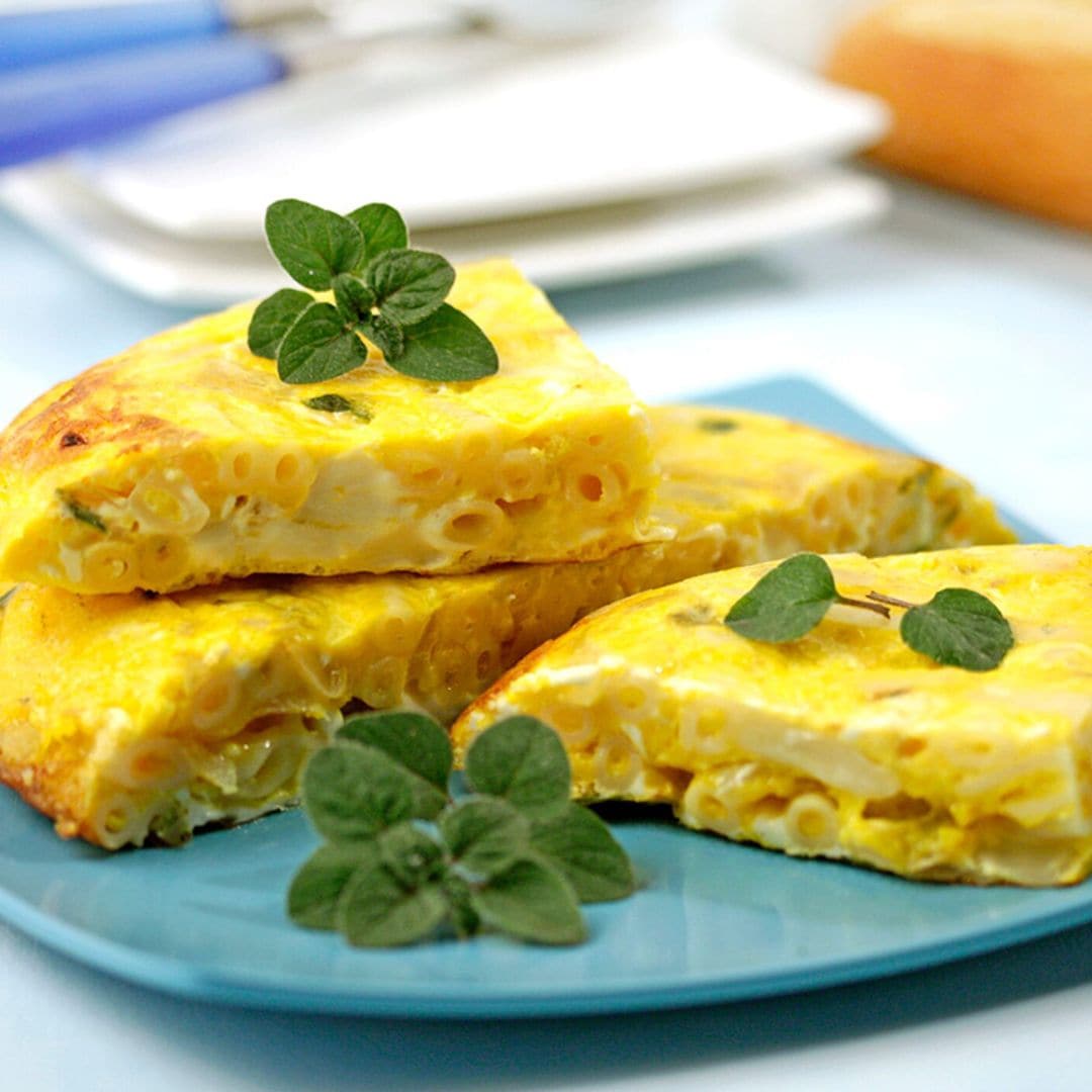 Tortilla de 'mac and cheese'