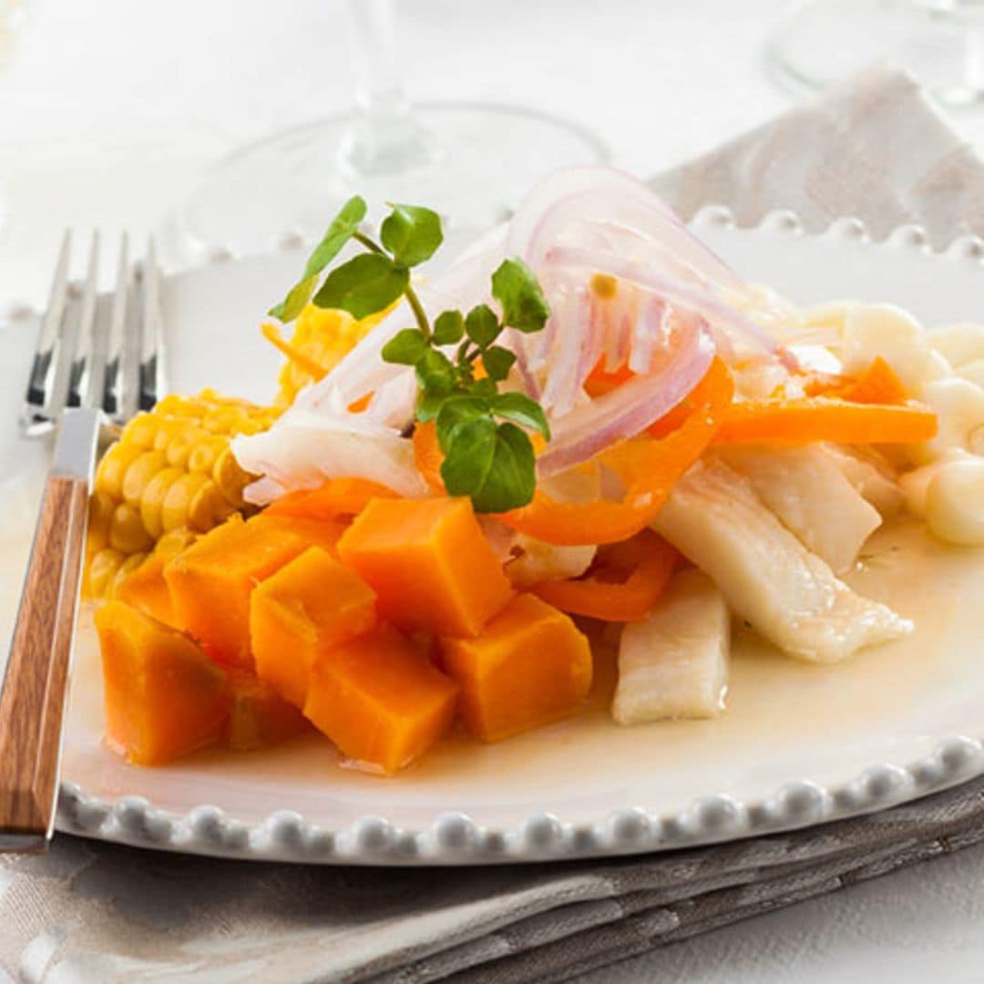 Ceviche de pescado peruano