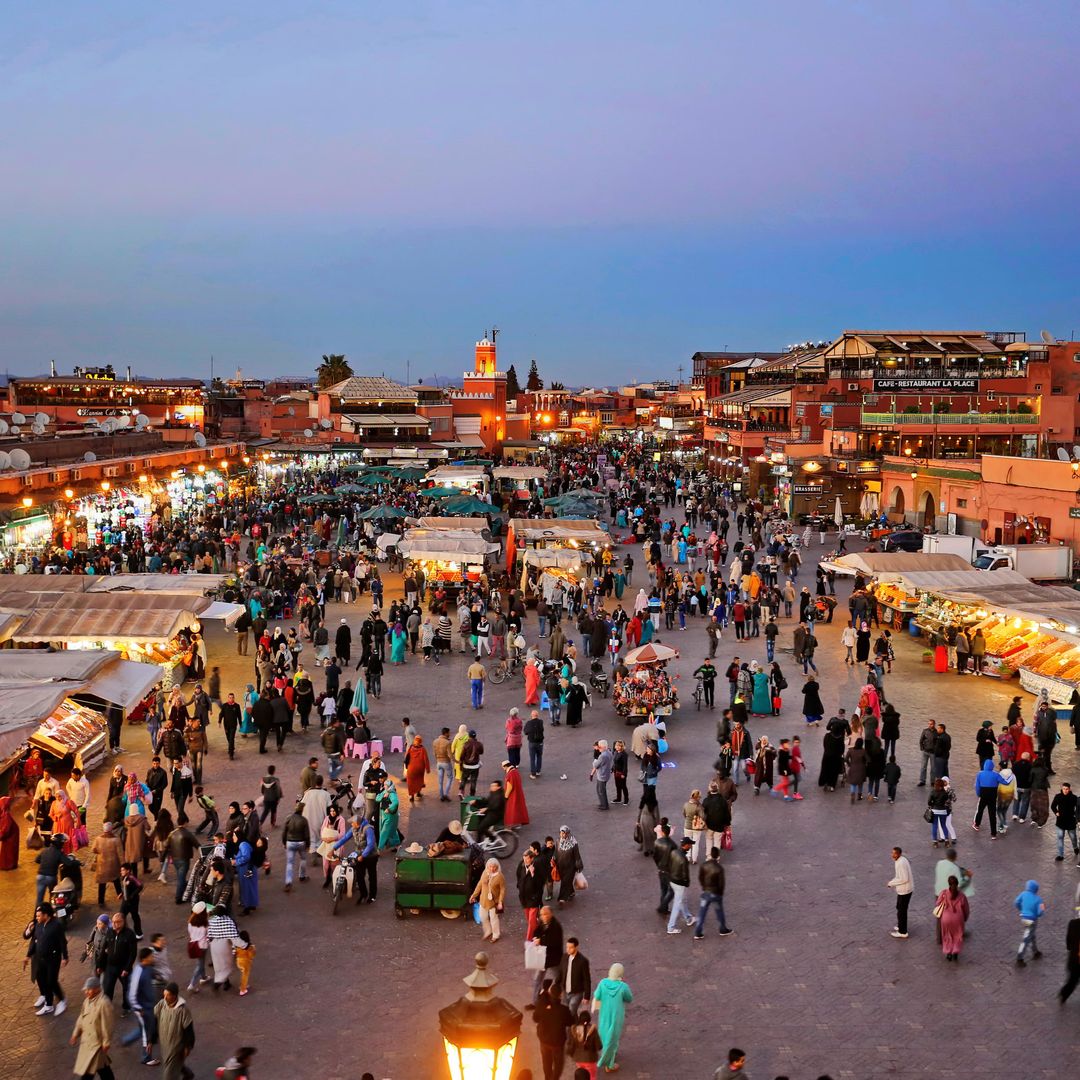 Plaza de Jemaa el Fna. Marrakesh, Morocco