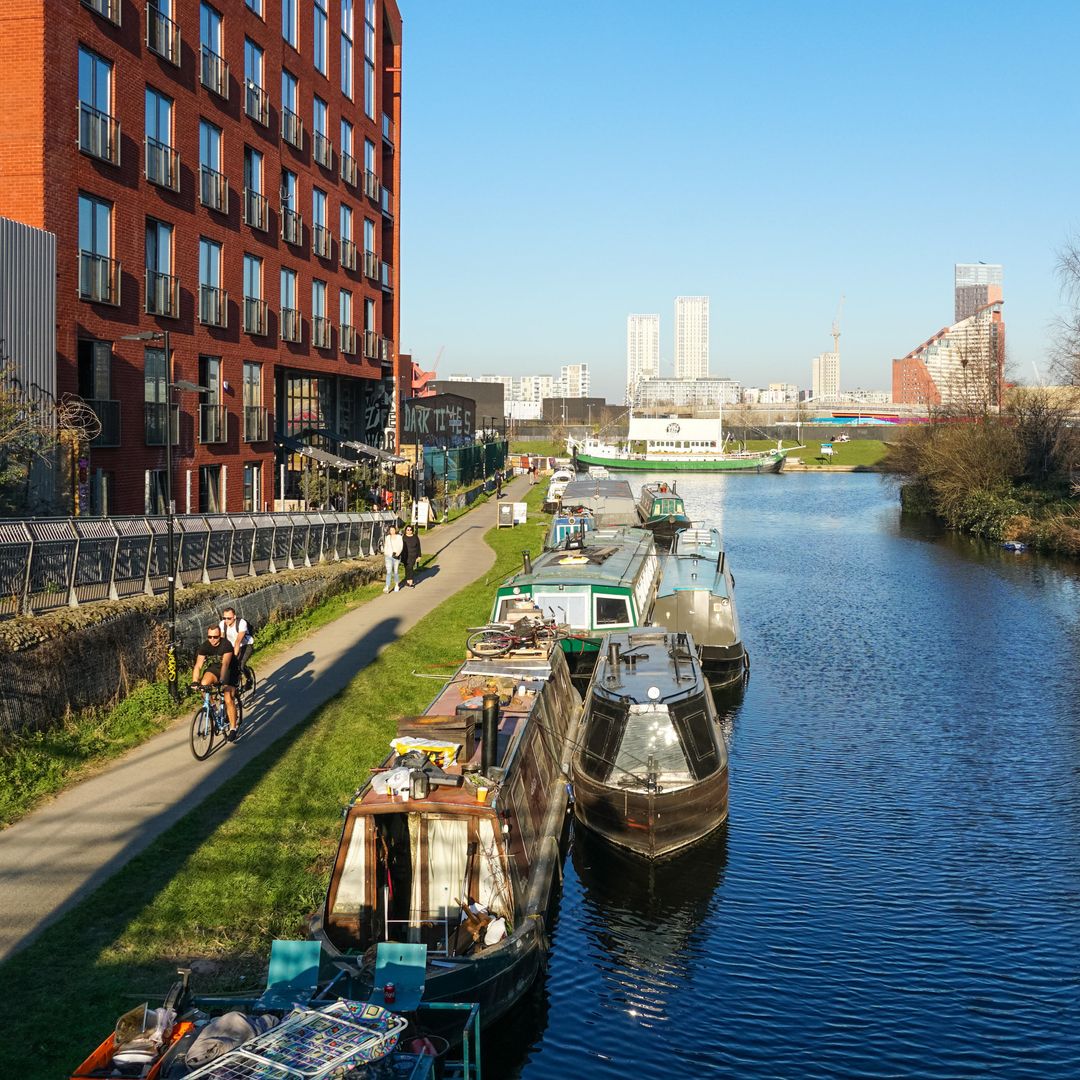 Hertford Union Canal en Hackney, Londres