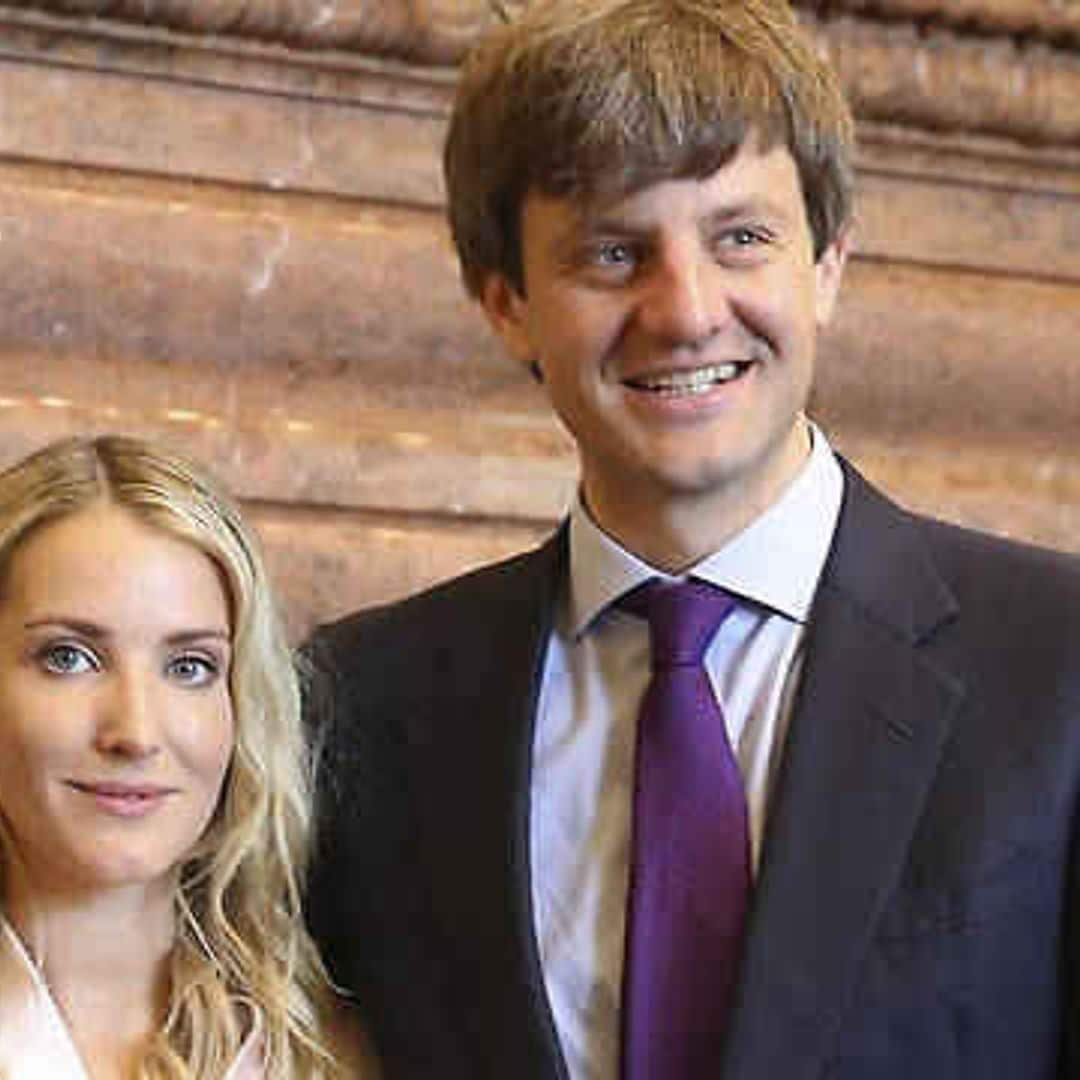 El primer vestido de novia de Ekaterina Malysheva en su boda civil con Ernst August de Hannover