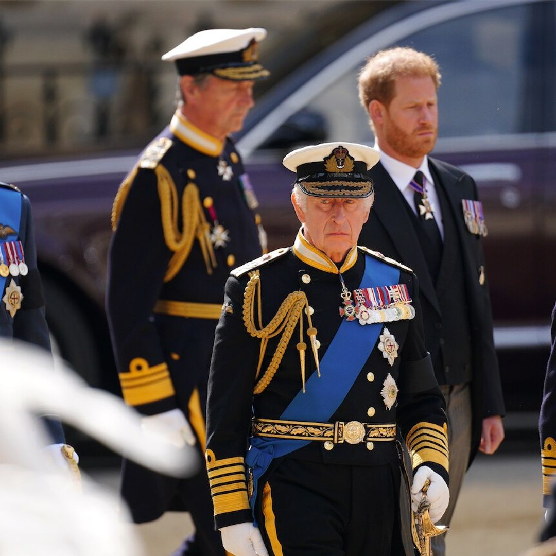 Así fue la llegada de la familia real para el último adiós a la reina Isabel II