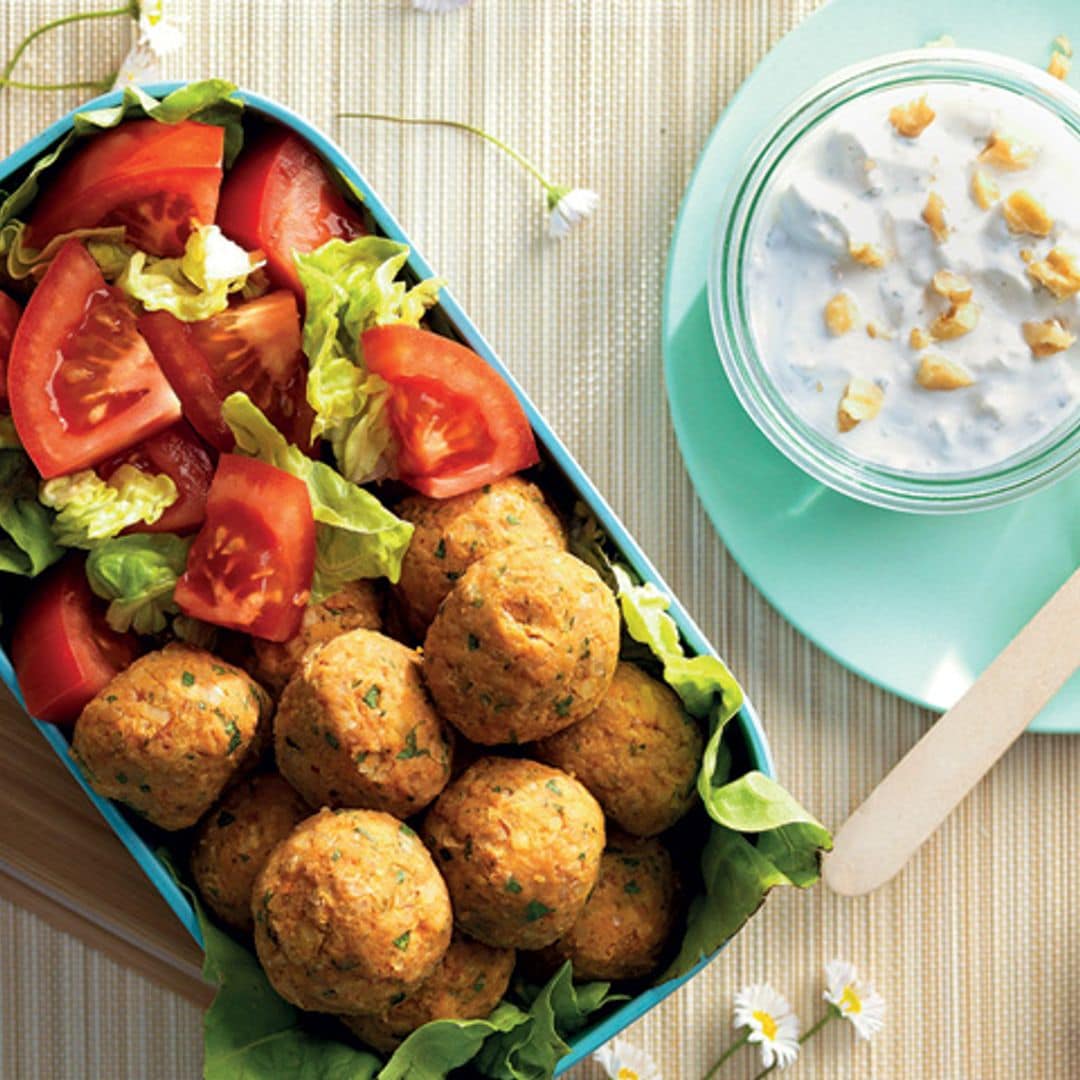 Falafel de zanahorias y nueces