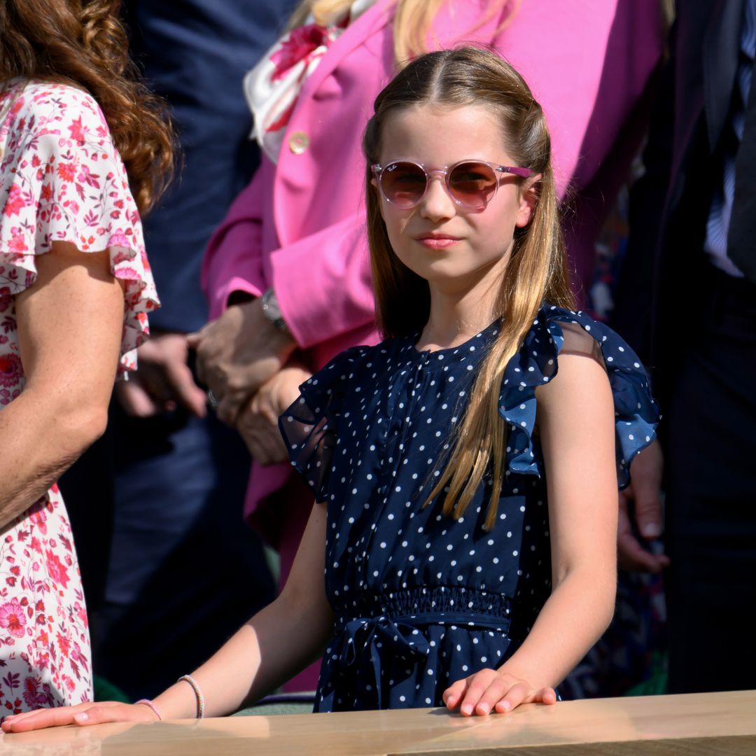 Así fue el encuentro de la princesa Charlotte con Carlos Alcaraz en Wimbledon