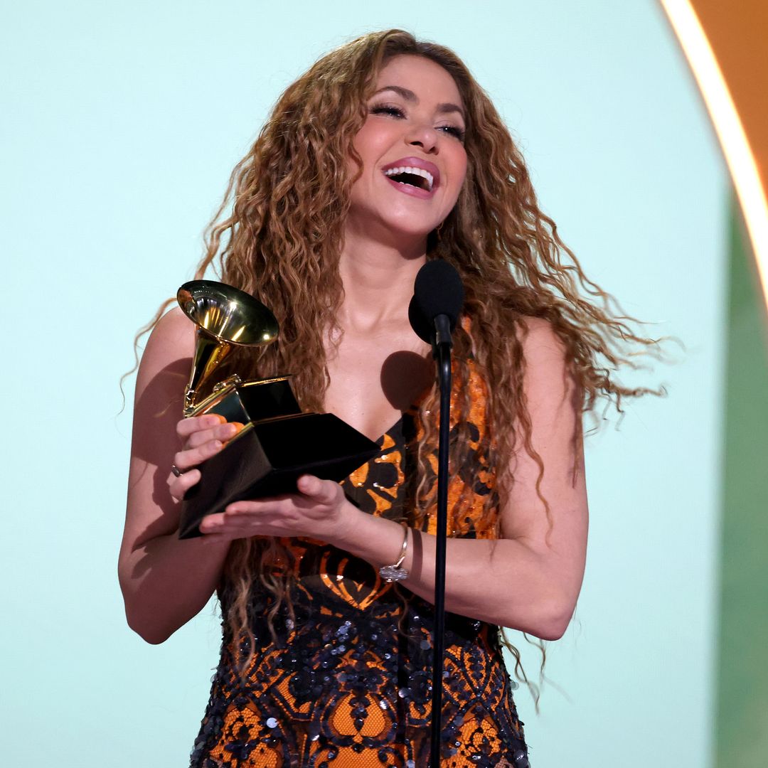 Shakira triunfa en los Grammys y dedica su premio a sus hijos, Milan y Sasha