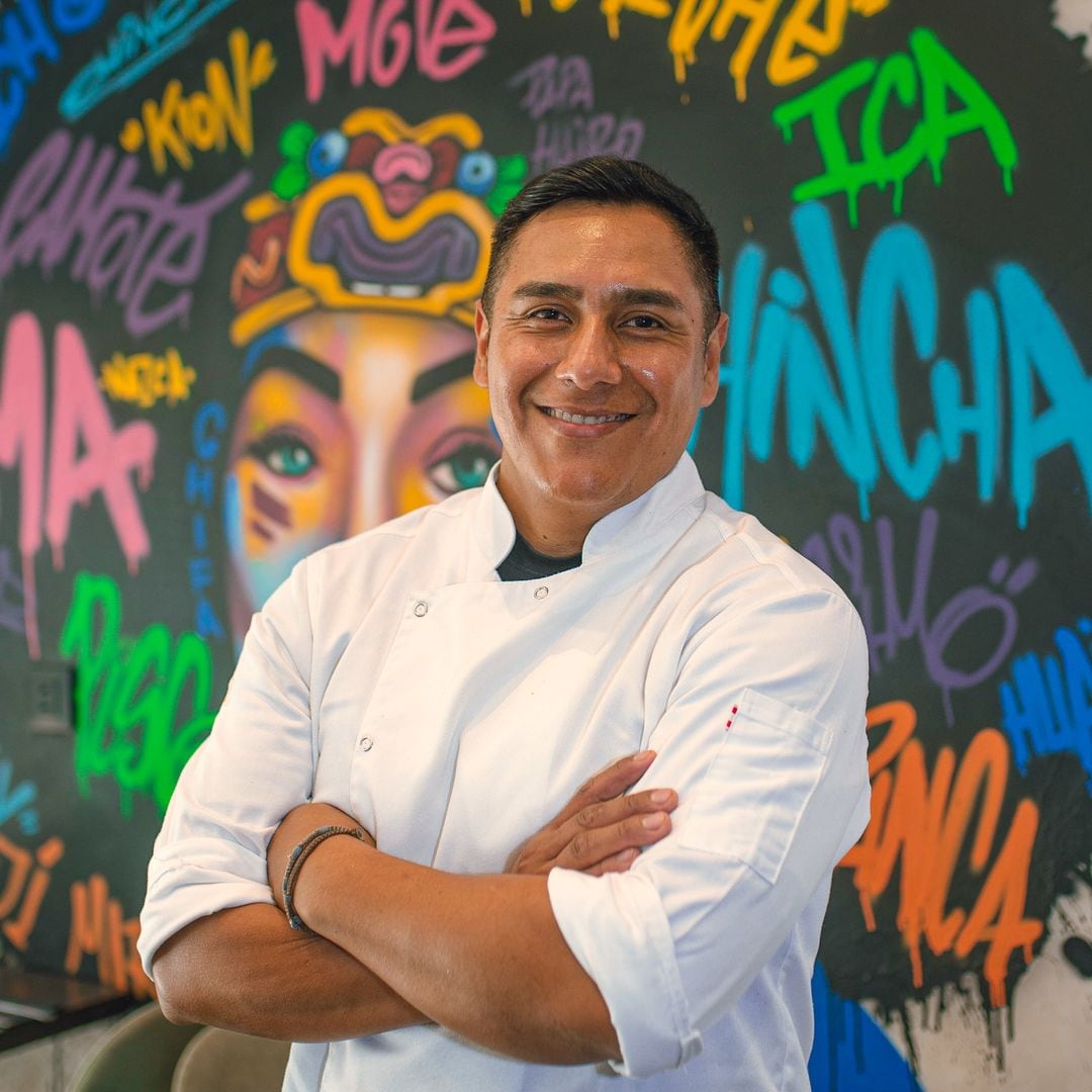 El chef Daniel Cárdenas en su restaurante de Sevilla