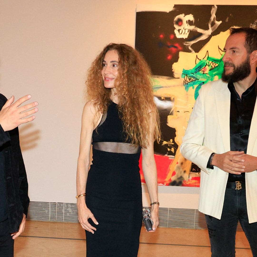 Borja Thyssen y Blanca Cuesta abandonan su habitual discreción para arropar a uno de sus artistas favoritos