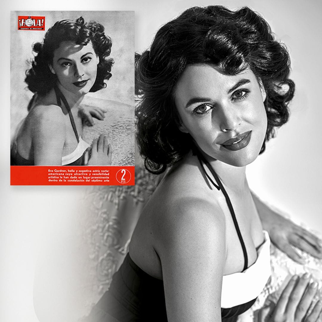 Adriana Ugarte se convierte en Ava Gardner para recrear una histórica portada de la actriz en ¡HOLA!