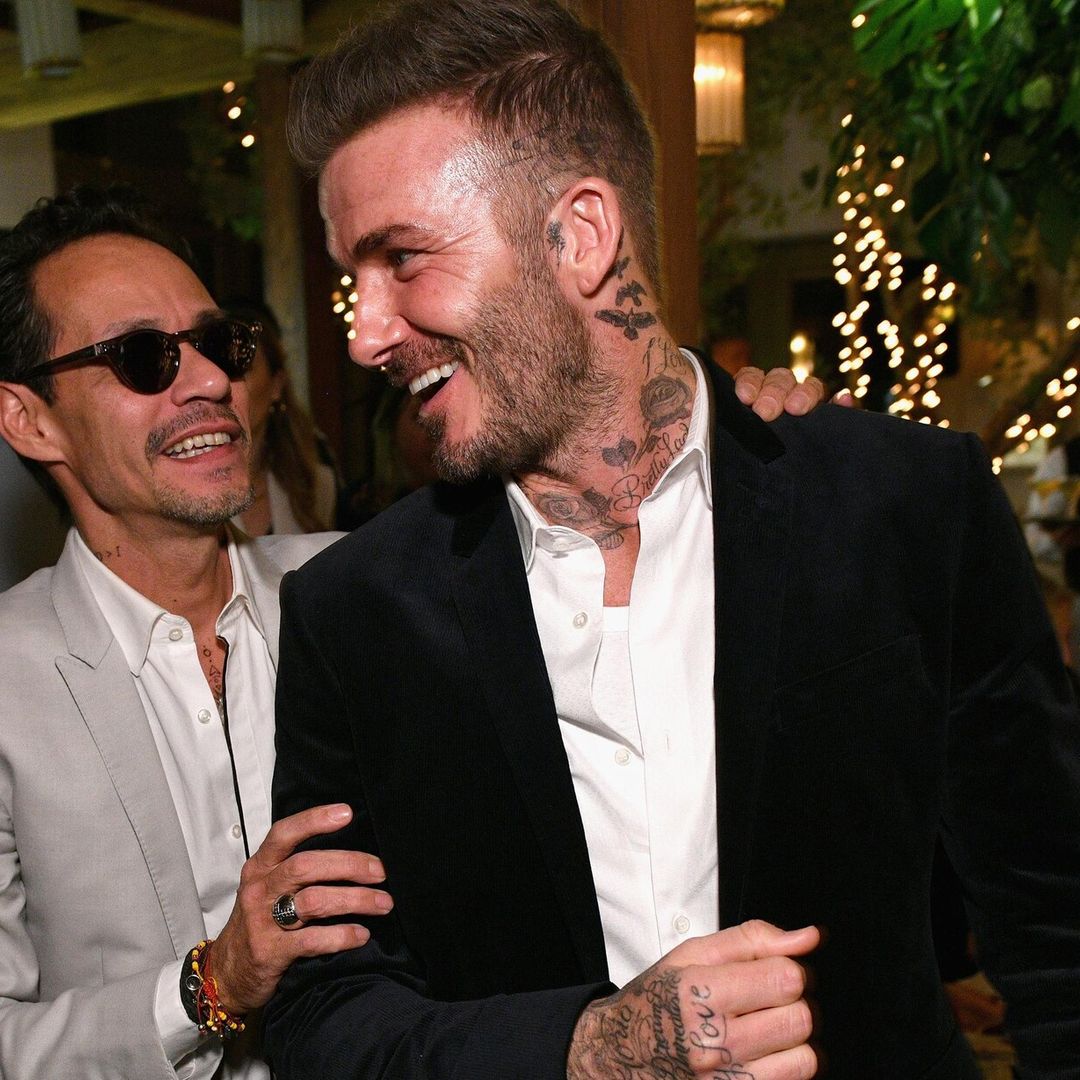 Marc Anthony y el emotivo mensaje a su ‘hermano’ David Beckham por su cumpleaños