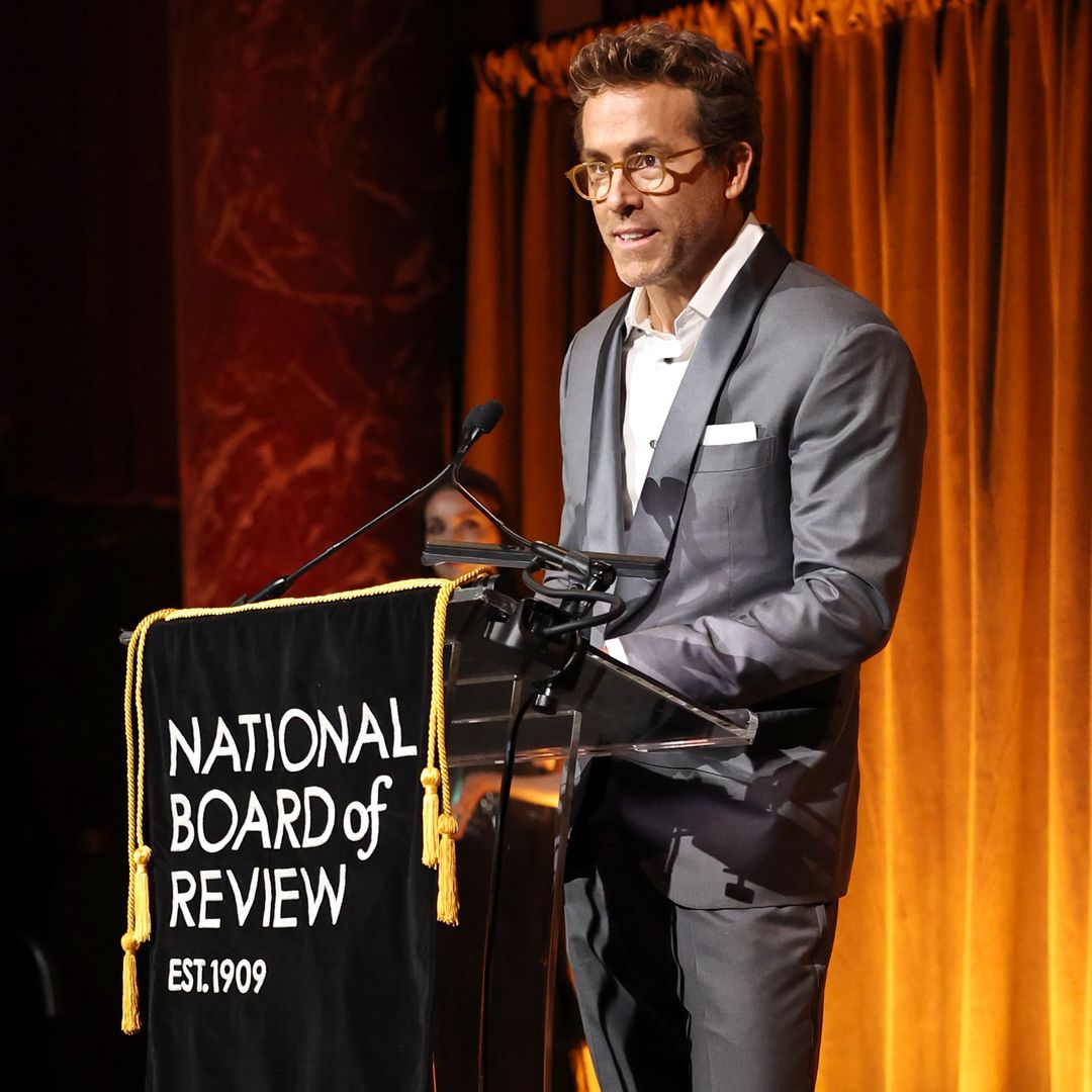 Ryan Reynolds speaks onstage at The National Board of Review Gala held at Cipriani on January 7, 2025 in New  York, New York. (Photo by John Nacion/Variety via Getty Images)