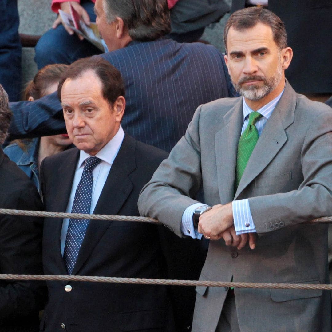 Jaime Alfonsín con el rey Felipe VI