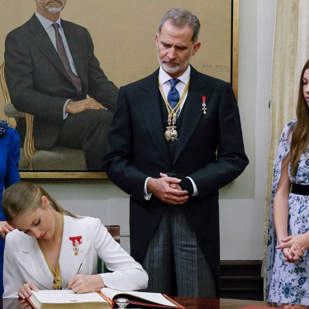 La firma del libro de Honor, el otro gran momento de Leonor en el Congreso de los Diputados