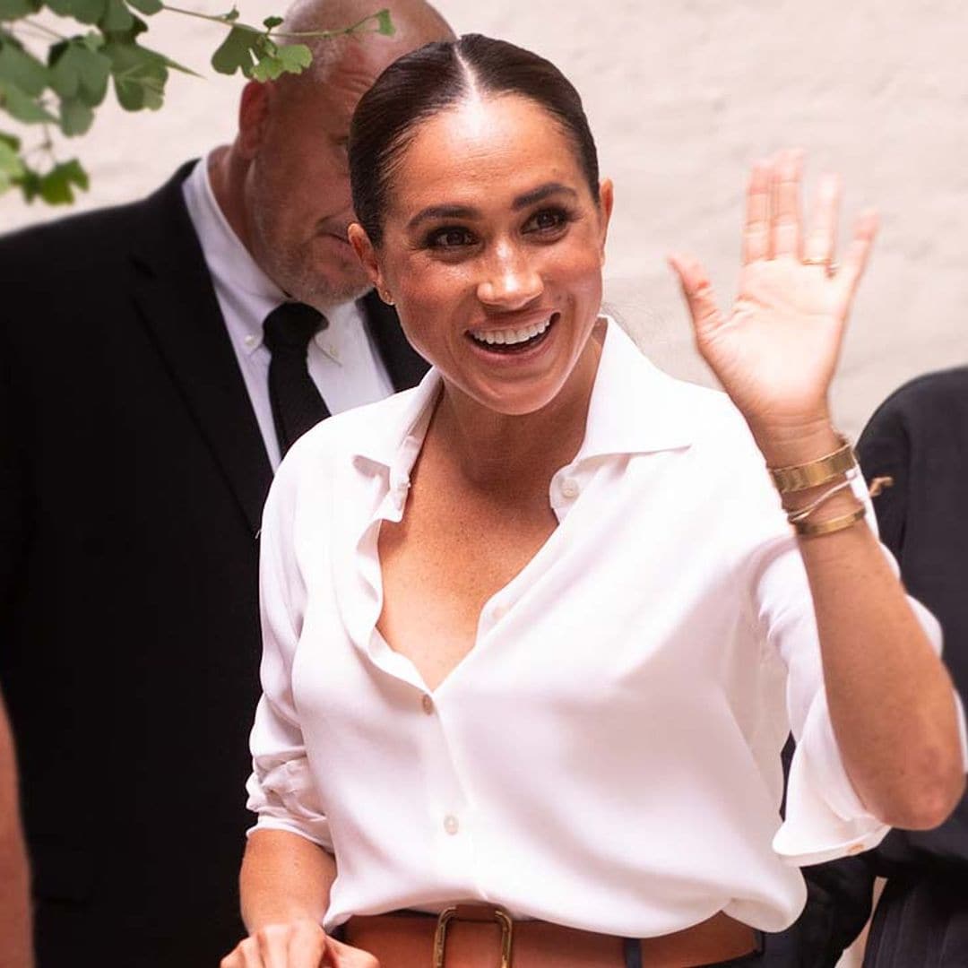 El guiño de Meghan Markle a Kate Middleton en su maleta de viaje a Nueva York