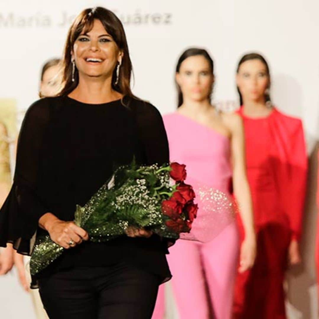 María José Suárez presenta su nueva colección bajo la atenta mirada de su novio