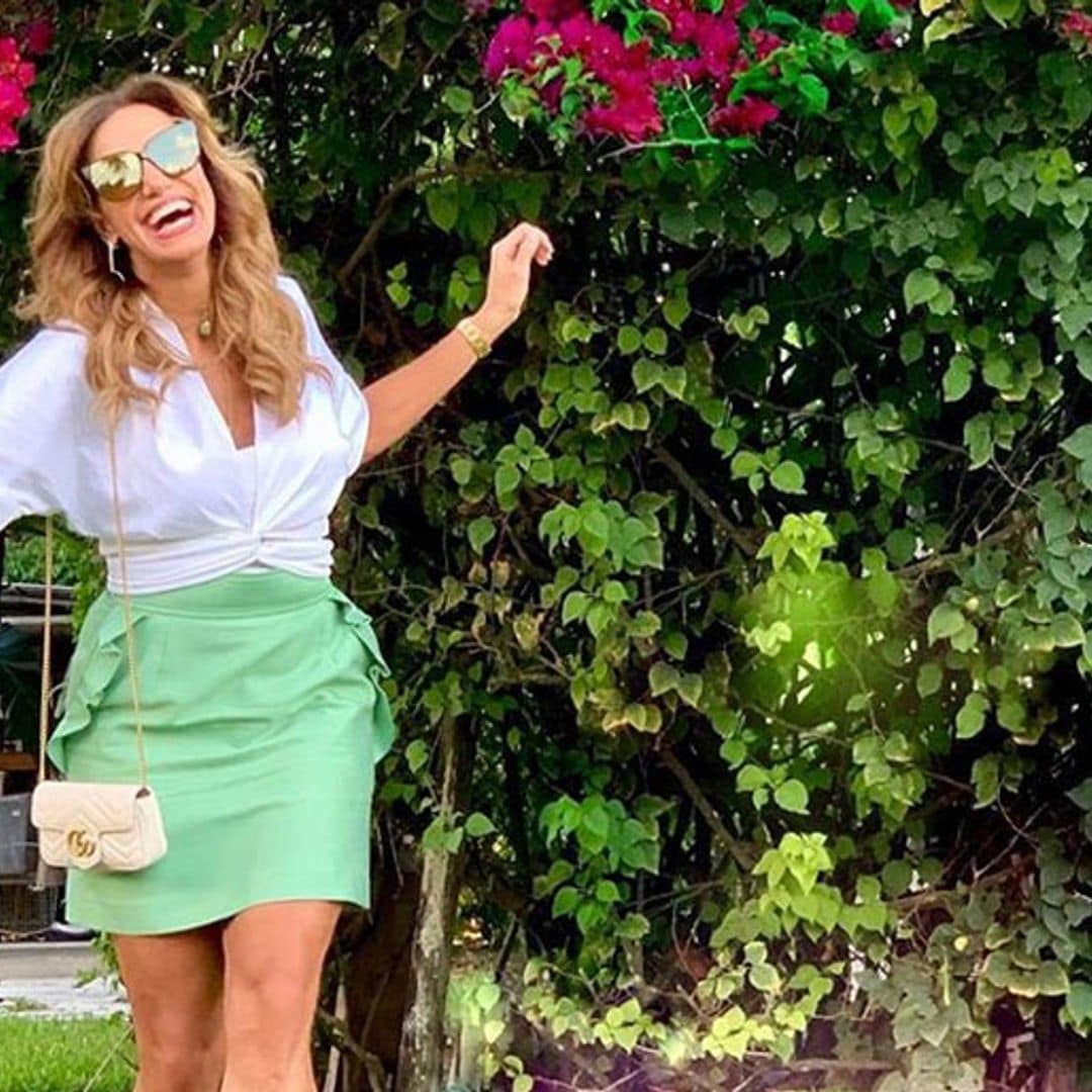 Lili Estefan se divierte a lo grande durante el verano y sin salir de Miami