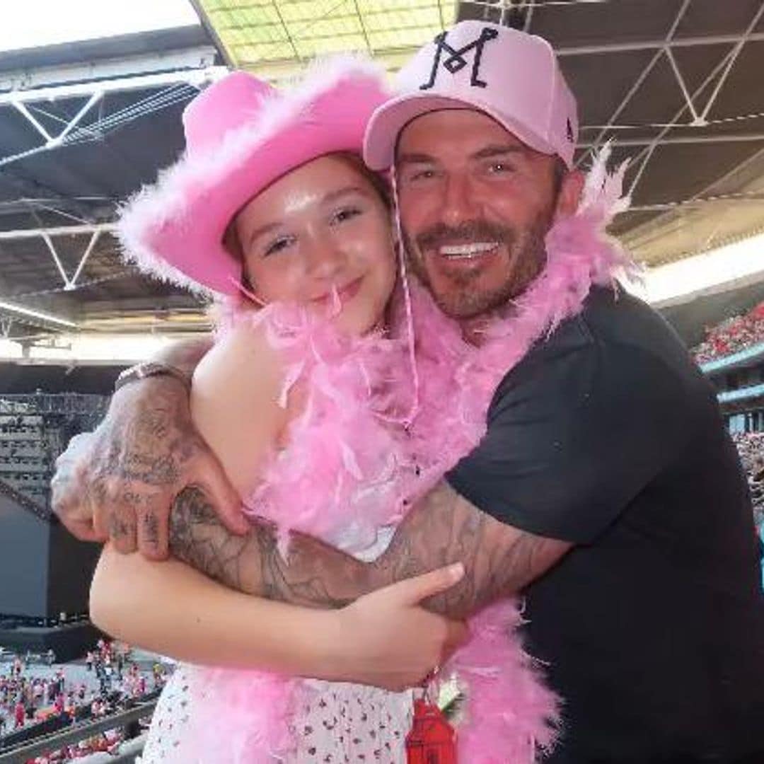 Gracias a Harry Styles, David Beckham vivió un adorable momento con su hija, Harper