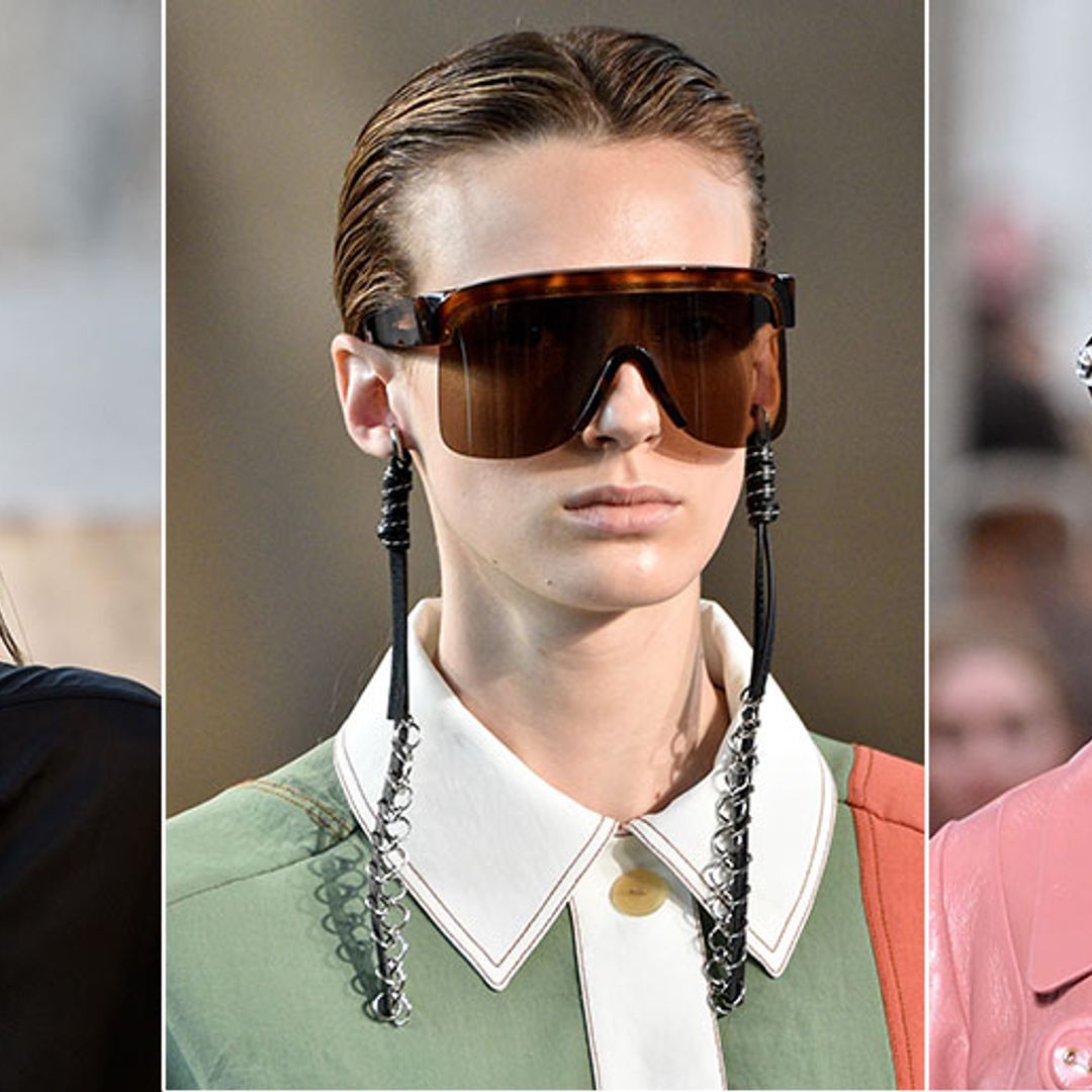 ¿Te atreves a llevar las 'shield sunglasses'? La tendencia maxi se apodera del verano