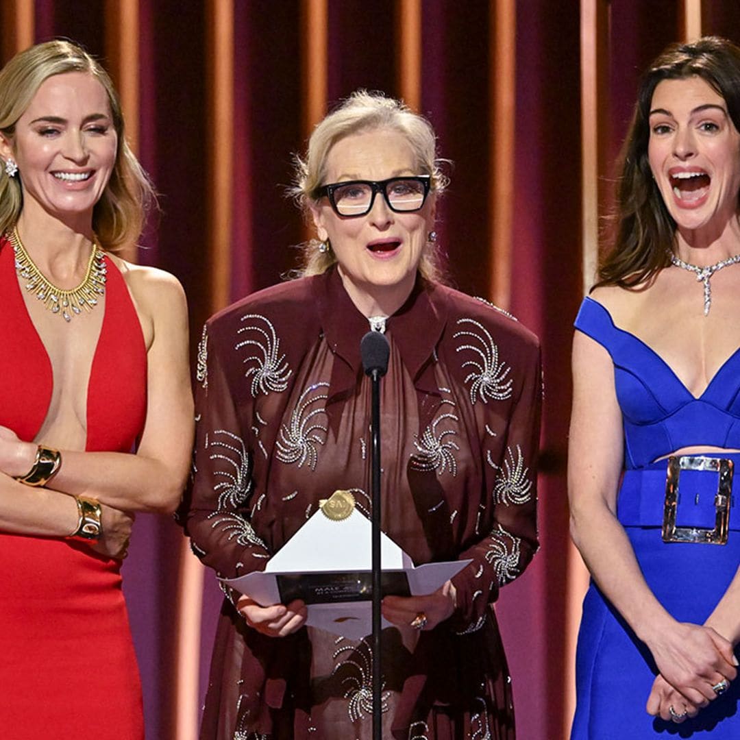 Los 8 momentazos de los SAG Awards: del reencuentro de las actrices de 'El diablo viste de Prada' al discurso de Barbra Streisand