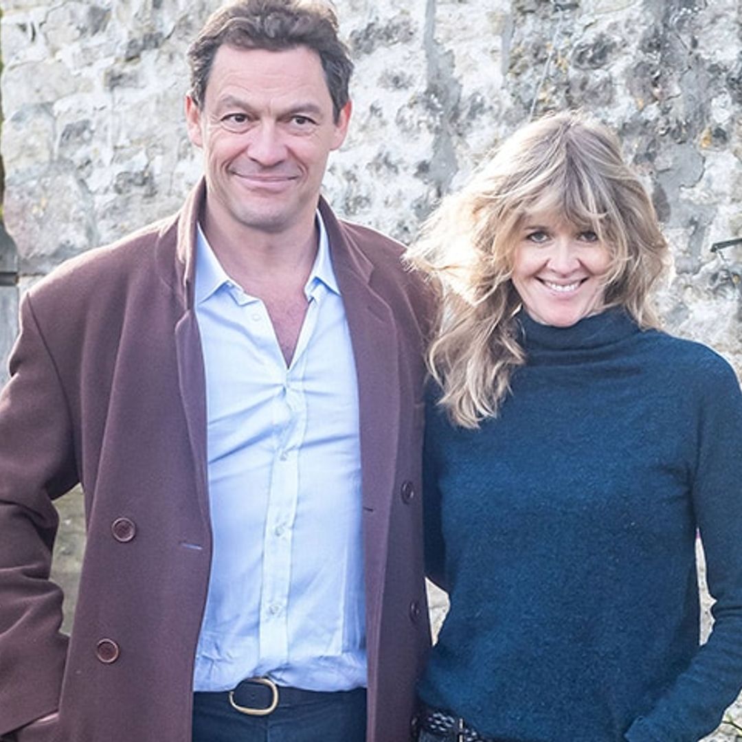 La esposa de Dominic West habla de su relación tras la publicación de aquellas fotos con Lily James