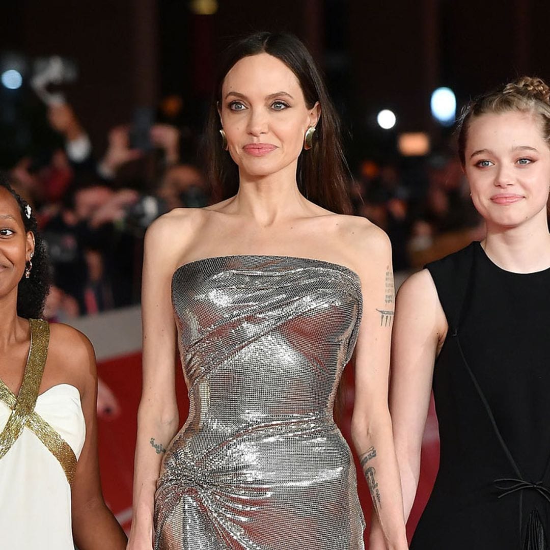 Angelina Jolie y su noche de chicas con Zahara y Shiloh en Roma