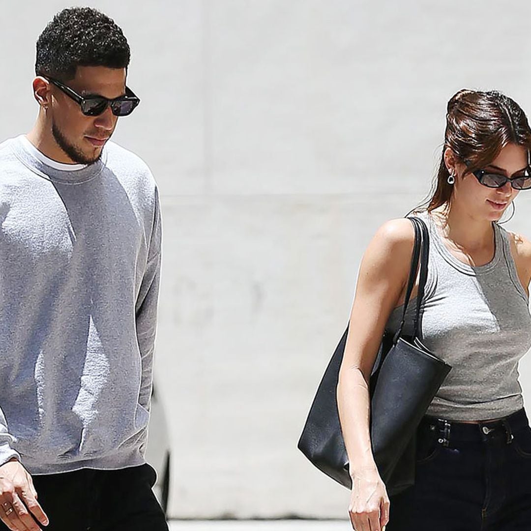 Kendall Jenner y su novio coordinan su estilo como dos enamorados