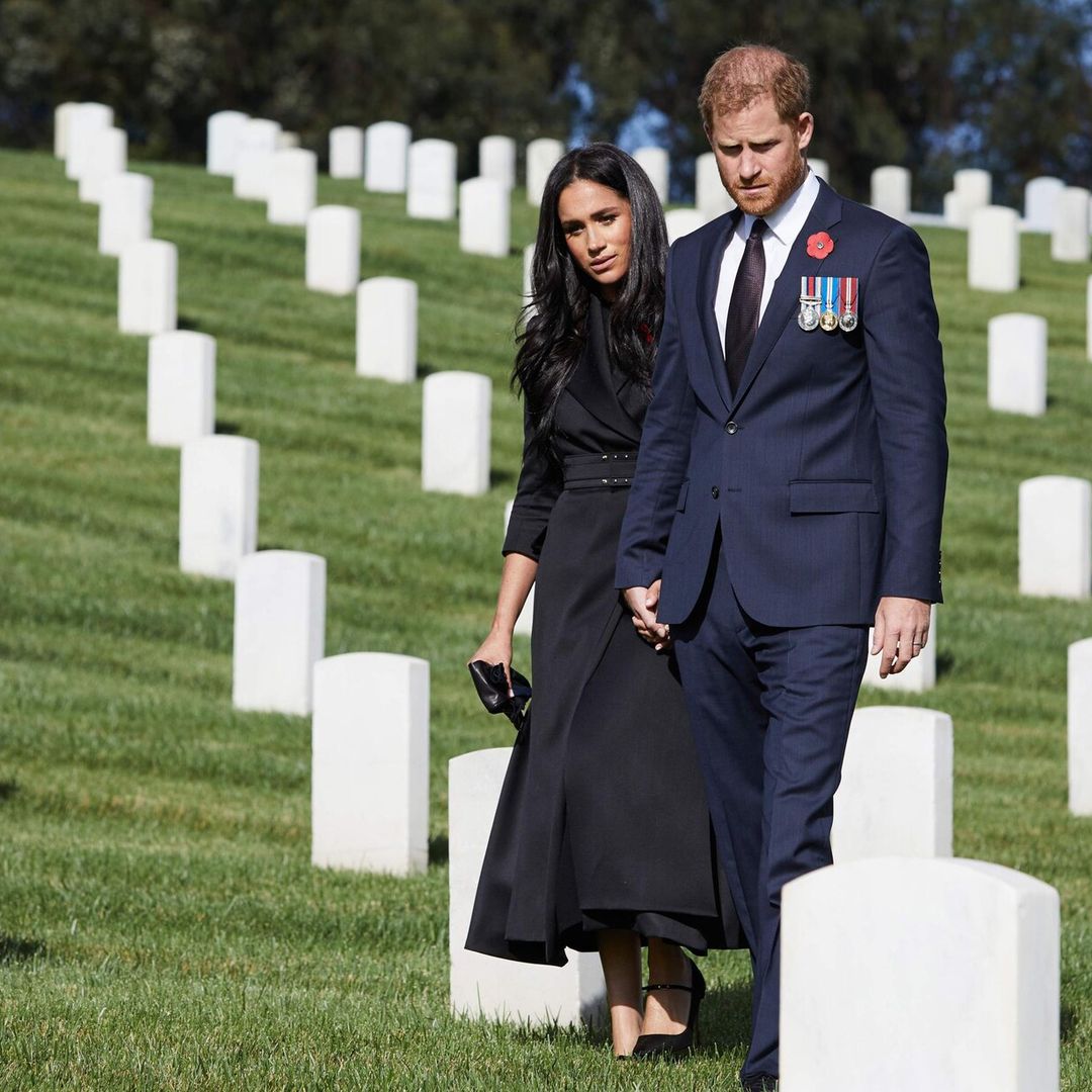 Meghan Markle y el príncipe Harry reaparecen en el Remembrance Day con un solemne homenaje