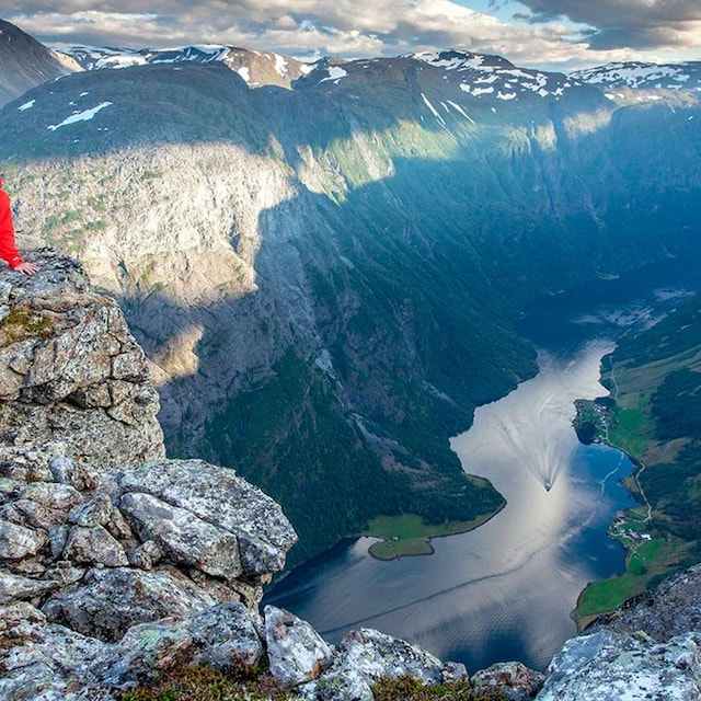 naeroyfjord fiordo noruega