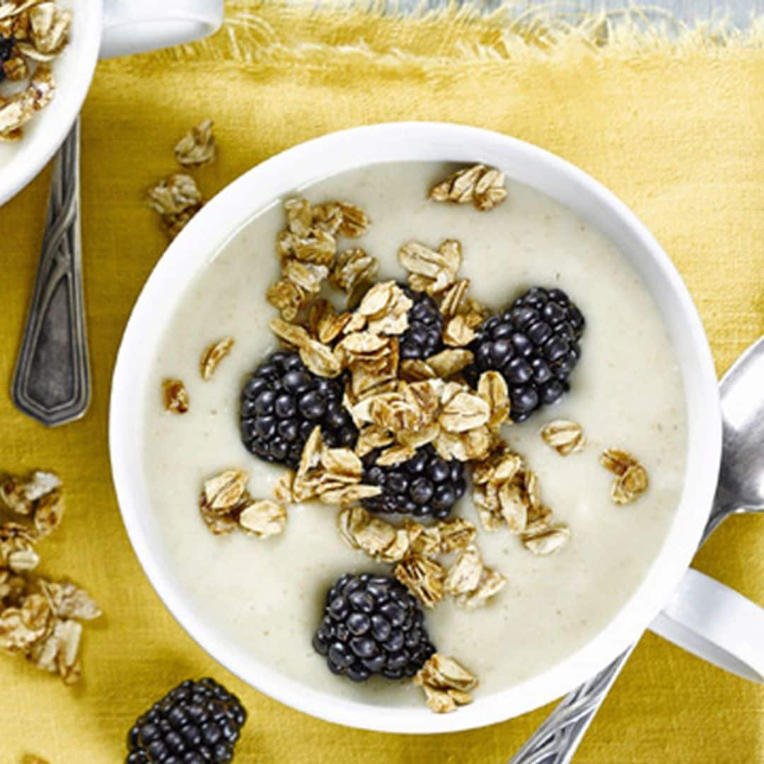 'Smoothie bowl' de manzanas y avena