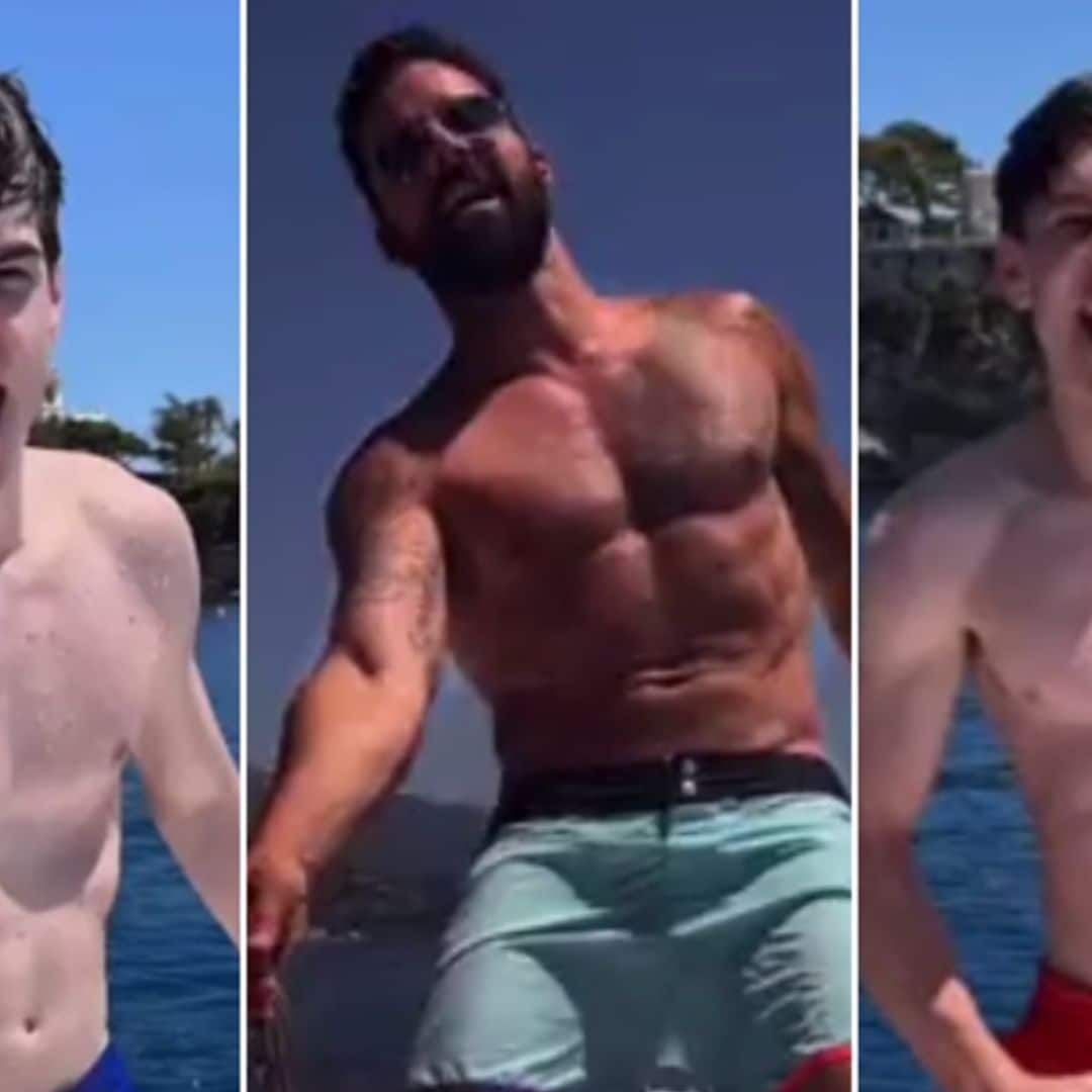 Ricky Martin reaparece disfrutando en barco con sus gemelos en medio de su divorcio con Jwan Yosef, ¡qué mayores!