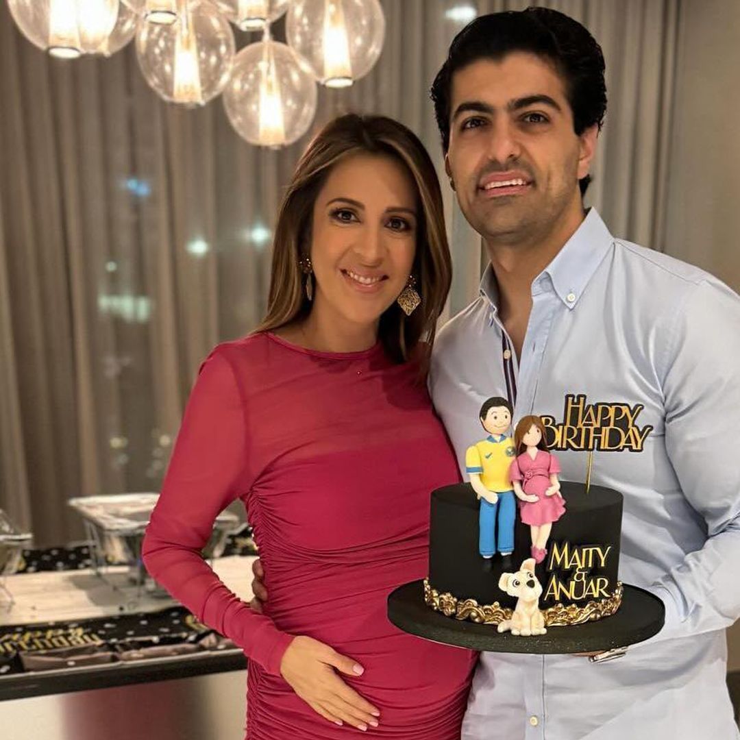 En plena dulce espera, Maity Interiano y su esposo Anuar Zidán celebran sus cumpleaños