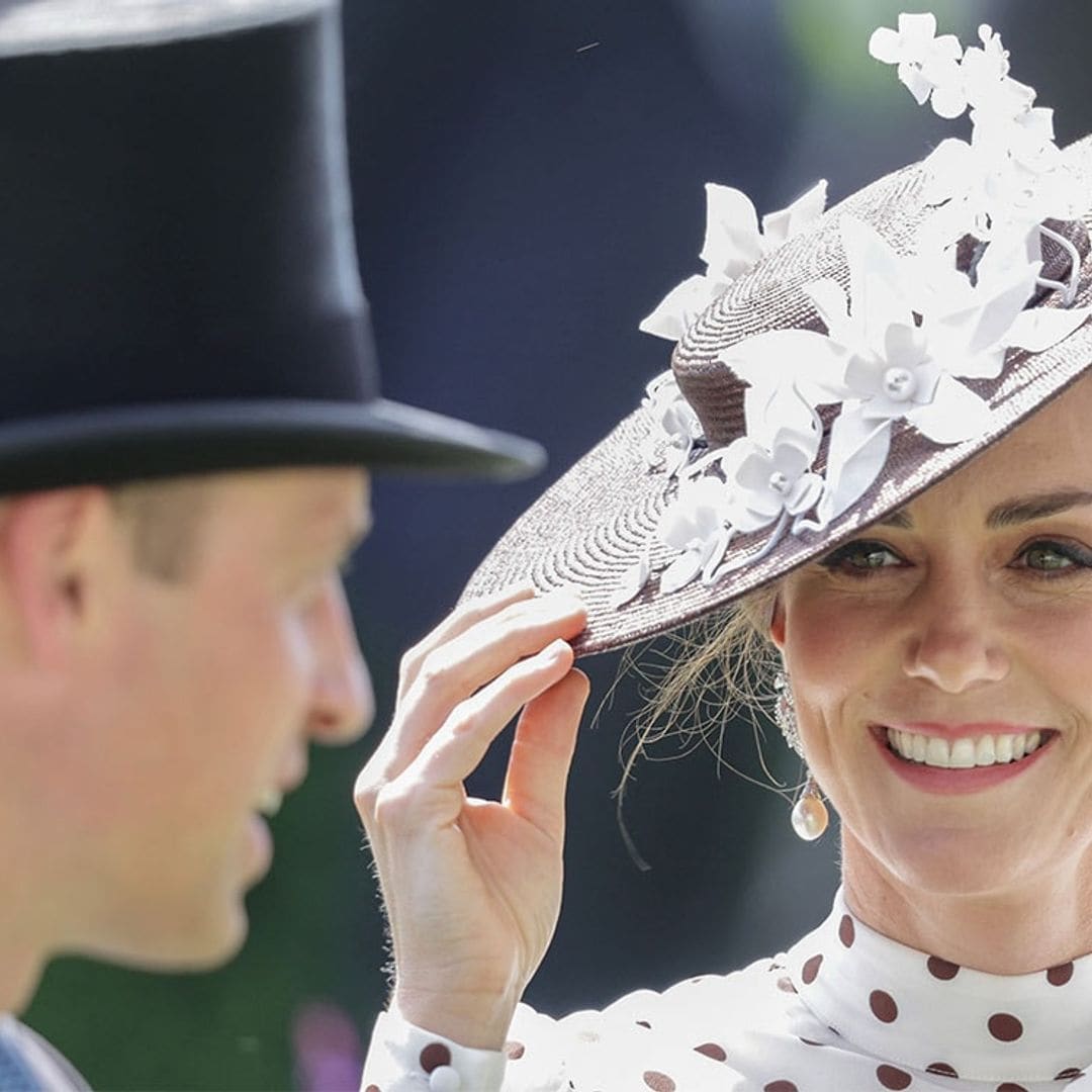 Kate Middleton, la elegancia a lunares en el Royal Ascot