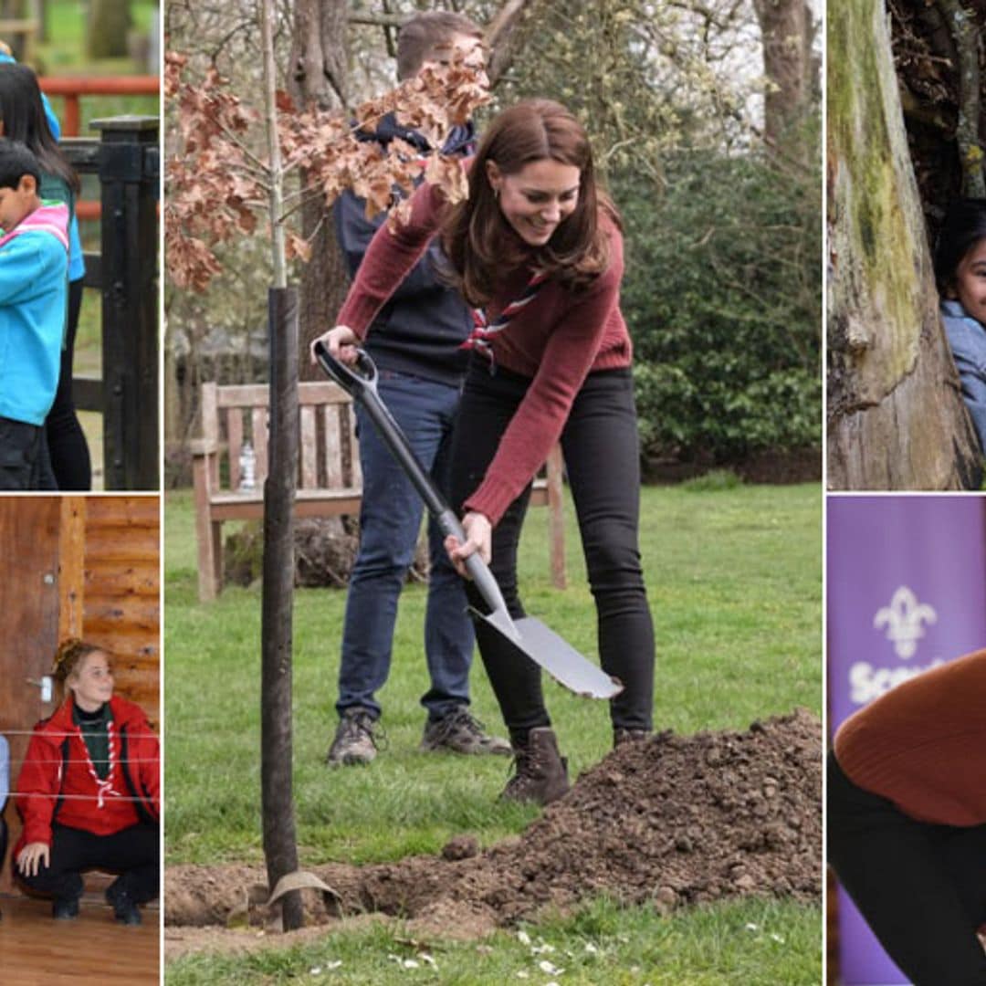 ¡Como una exploradora más! Kate Middleton revivió su infancia en un evento con niños ‘scouts’