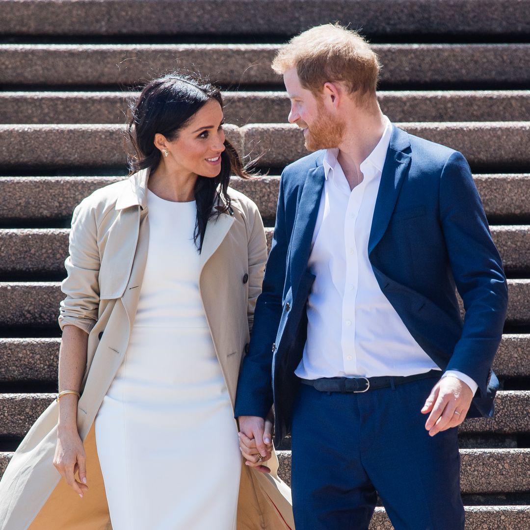 Príncipe Harry y Meghan Markle en Sidney en octubre de 2018