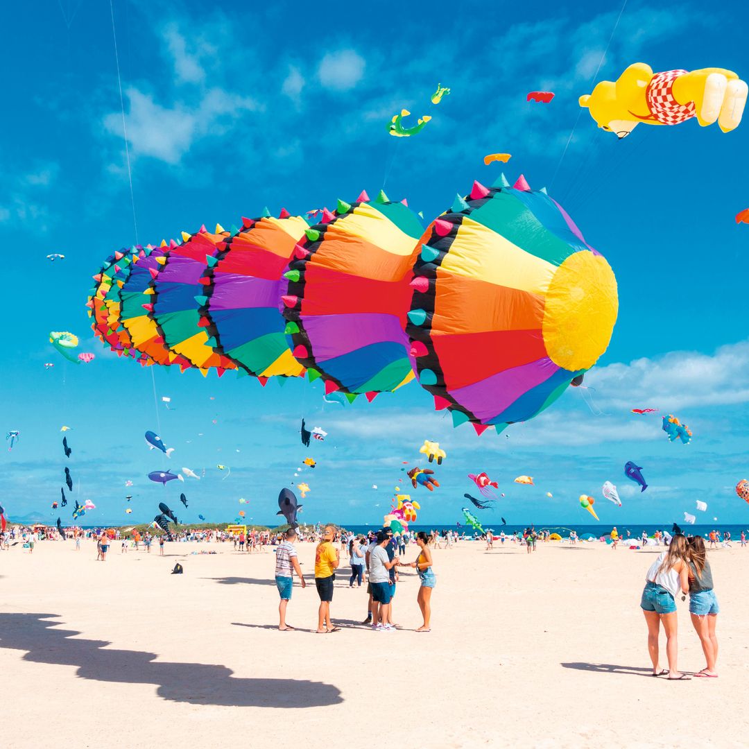 Festival de cometas en la playa de El Burro, Fuerteventura