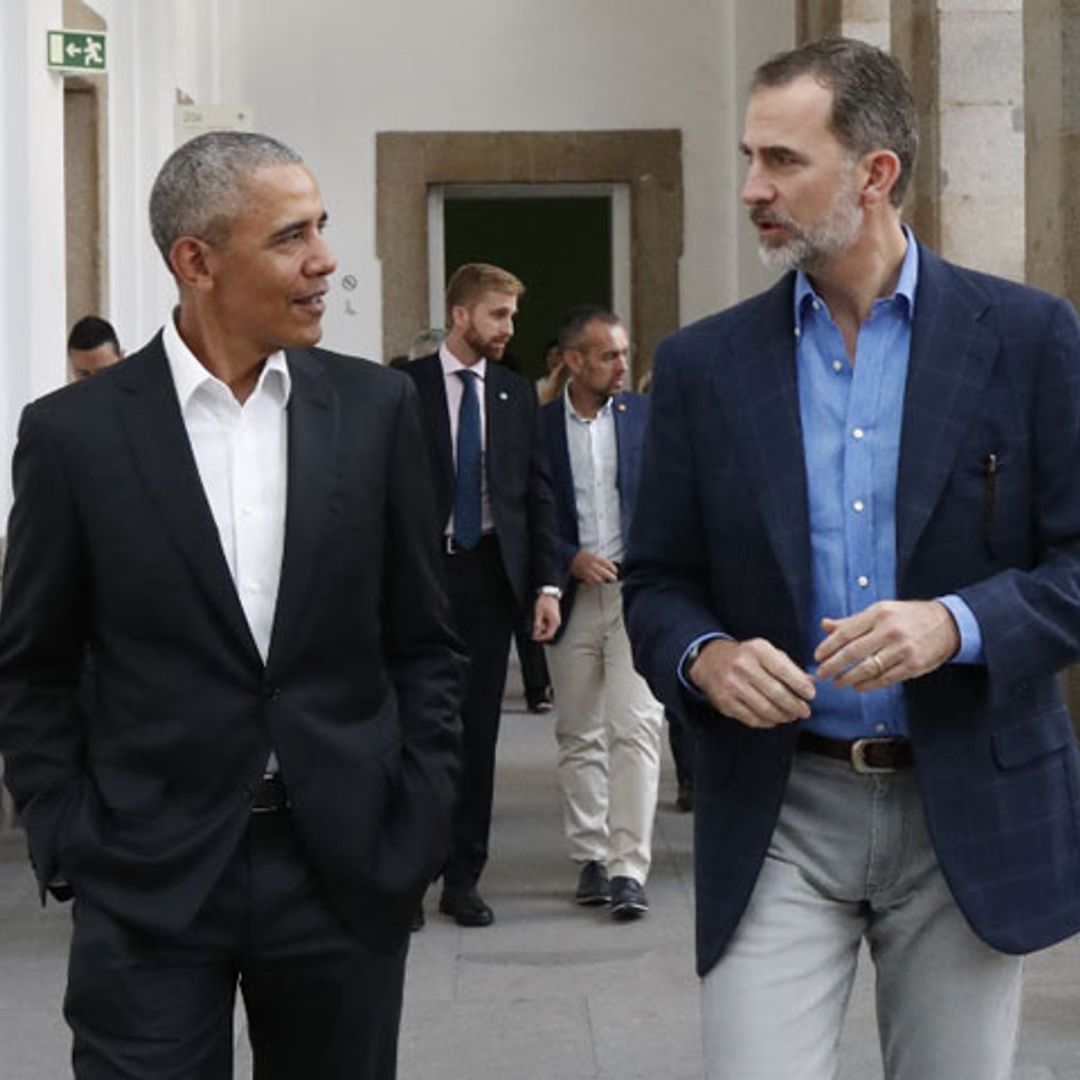 Felipe VI acompaña a Barack Obama a visitar el Museo Reina Sofía