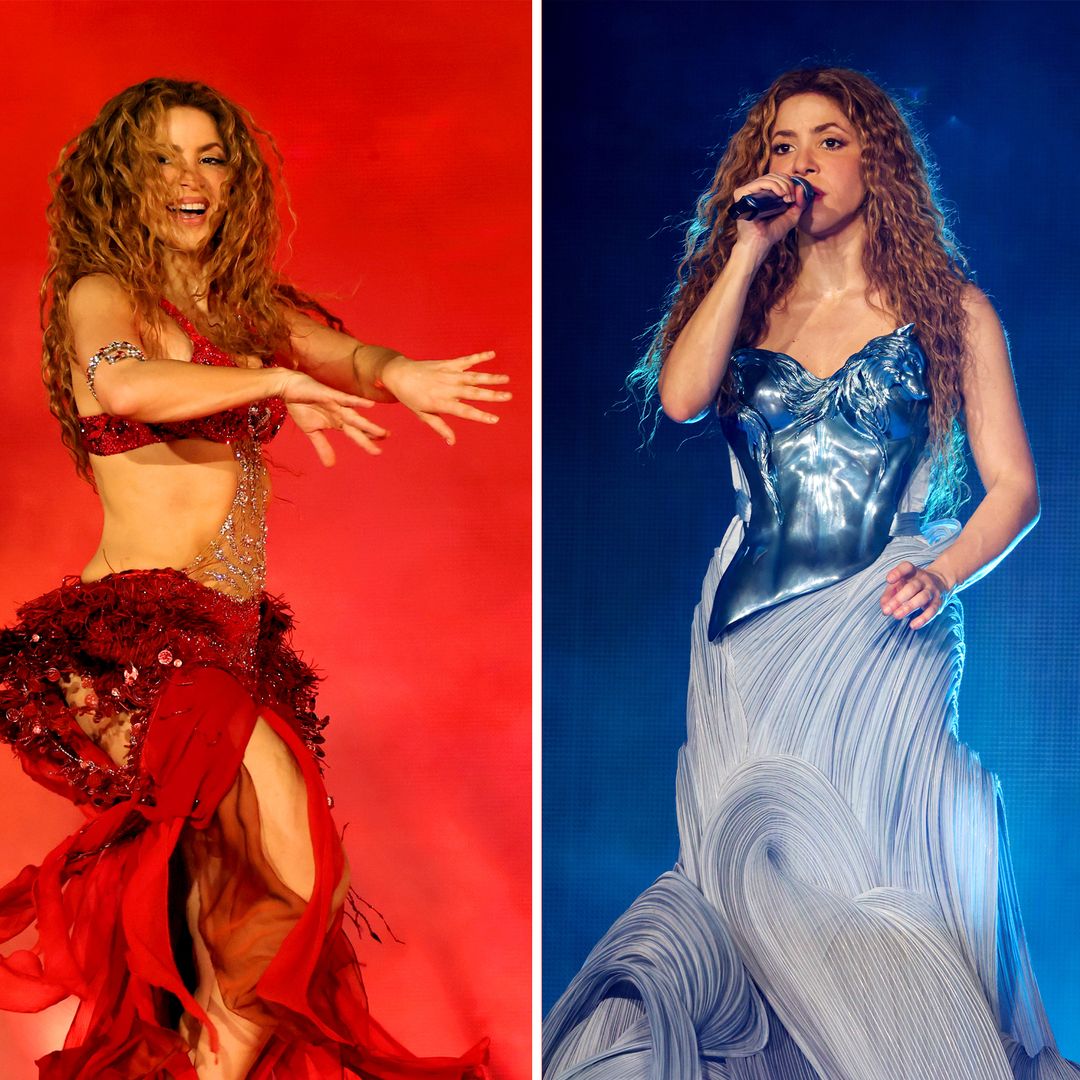 Los 13 icónicos looks de Shakira durante el inicio de su gira 'Las Mujeres Ya No Lloran World Tour'