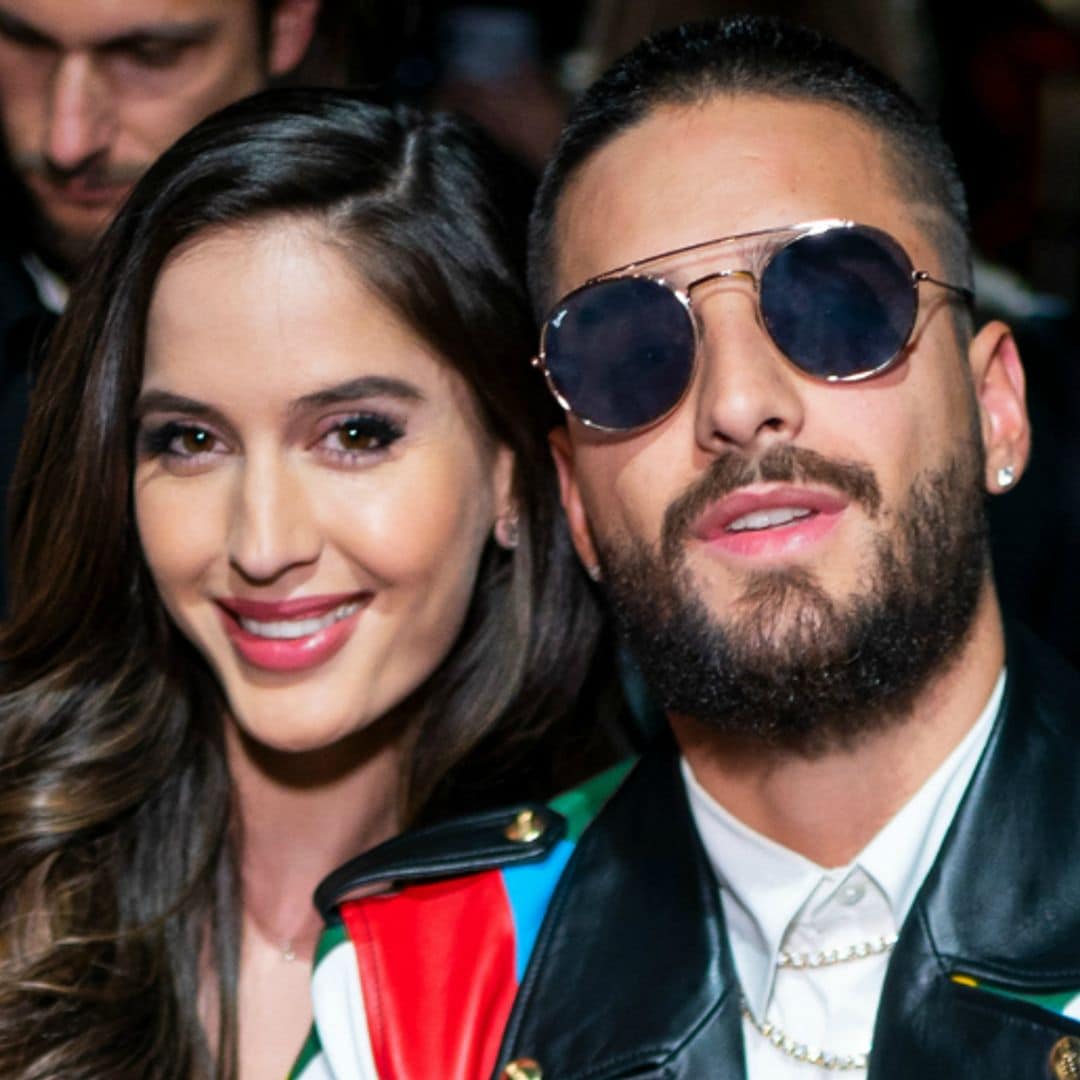 ¿Bebé en camino? Maluma y la misteriosa felicitación del Día del Padre que recibió de su novia