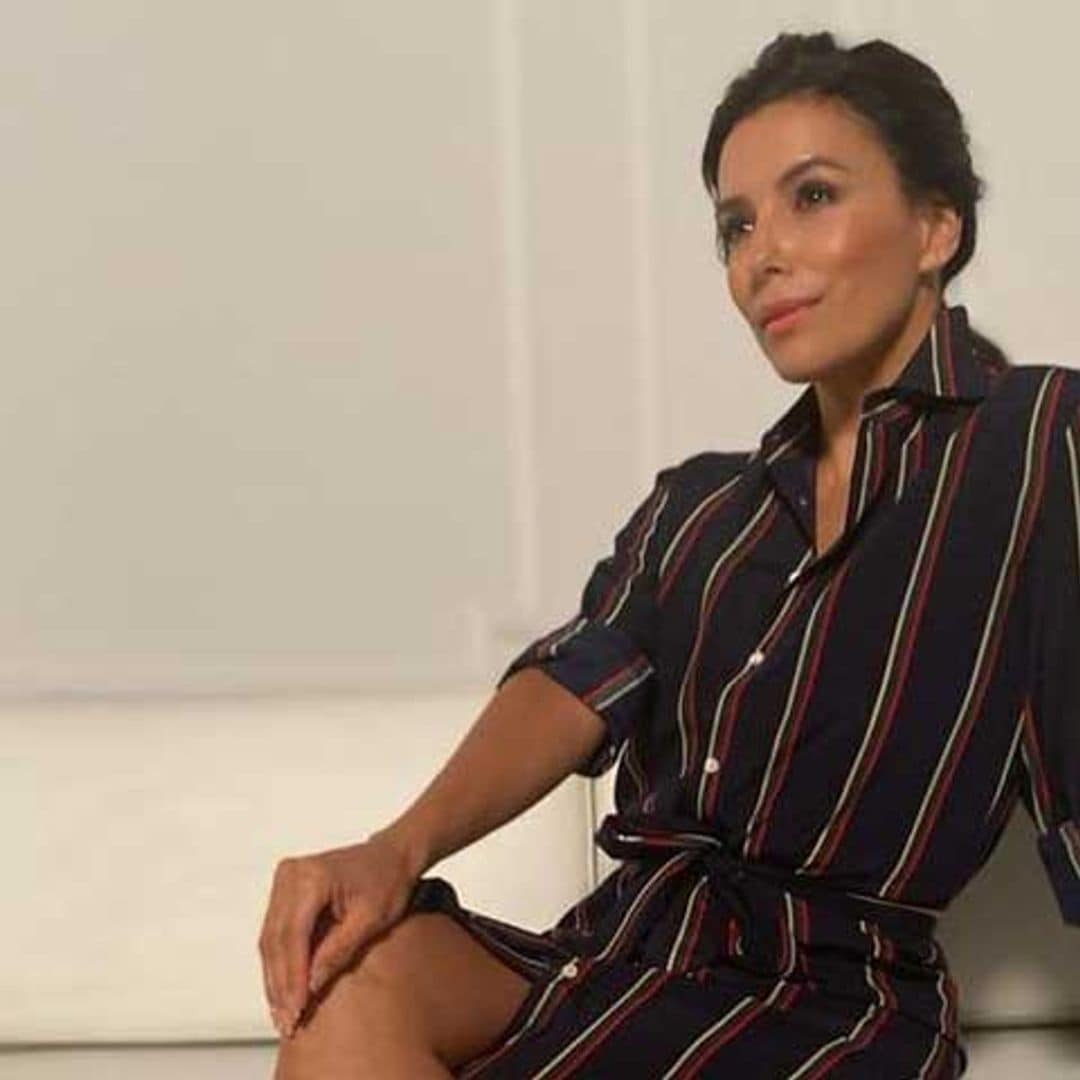 Eva Longoria vuelve a triunfar con su tipazo en bañador